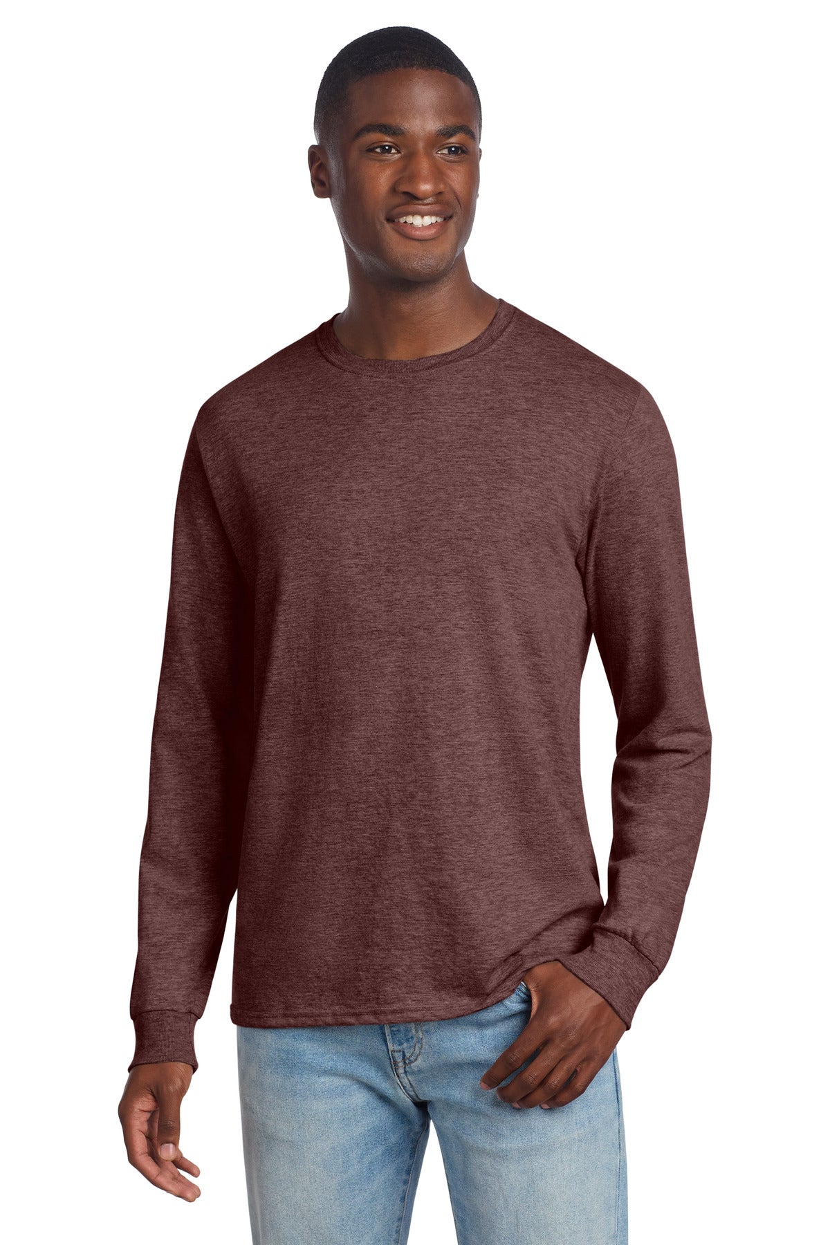 Custom Embroidery or DTF Print - Jerzees ® Premium Blend Ring Spun Long Sleeve T-Shirt 560LS