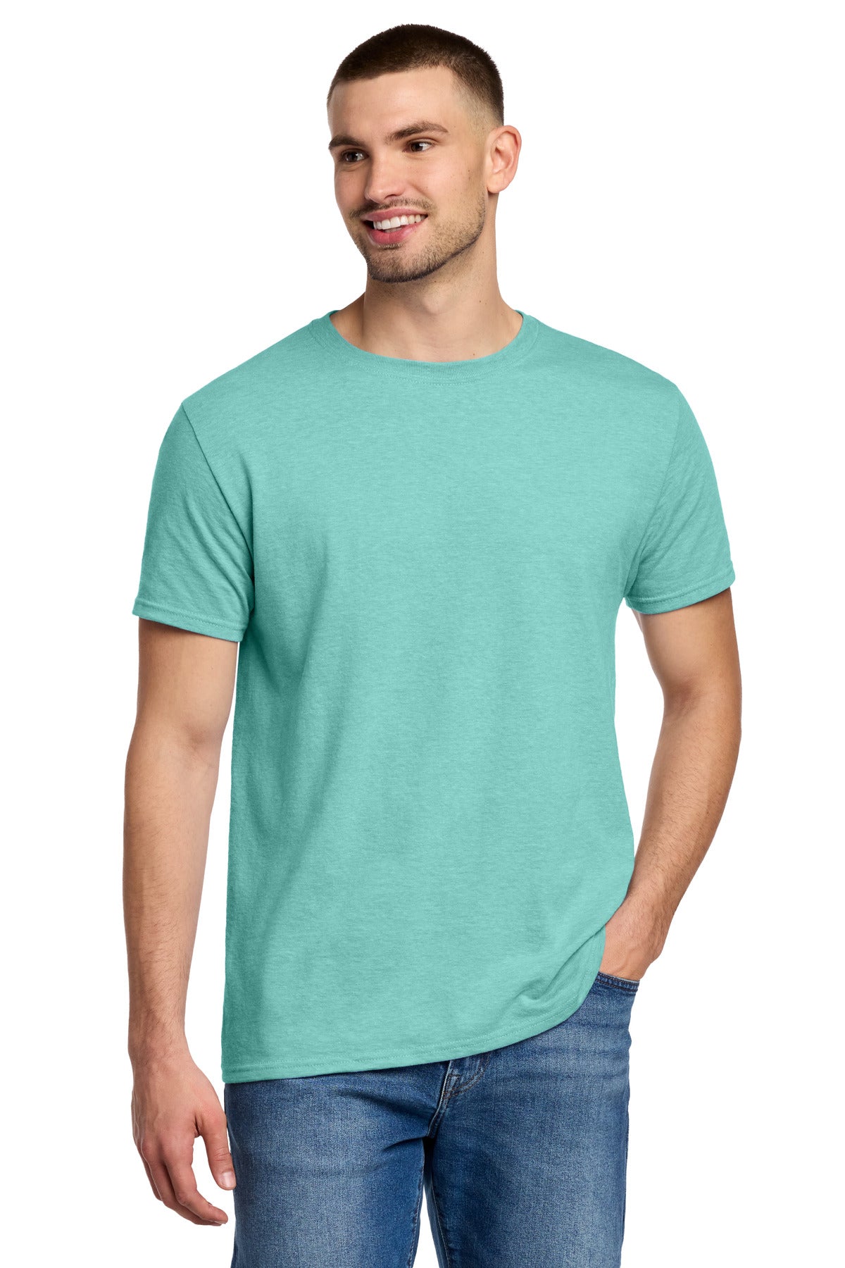 Custom Embroidery or DTF Print - Jerzees ® Premium Blend Ring Spun T-Shirt 560M