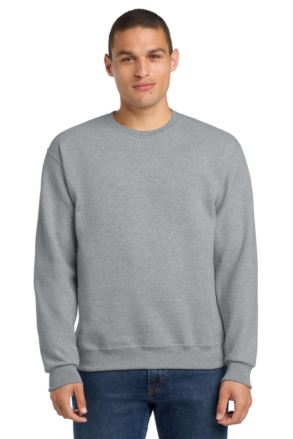 Custom Embroidery or DTF Print - Jerzees ® - NuBlend ® Crewneck Sweatshirt. 562M
