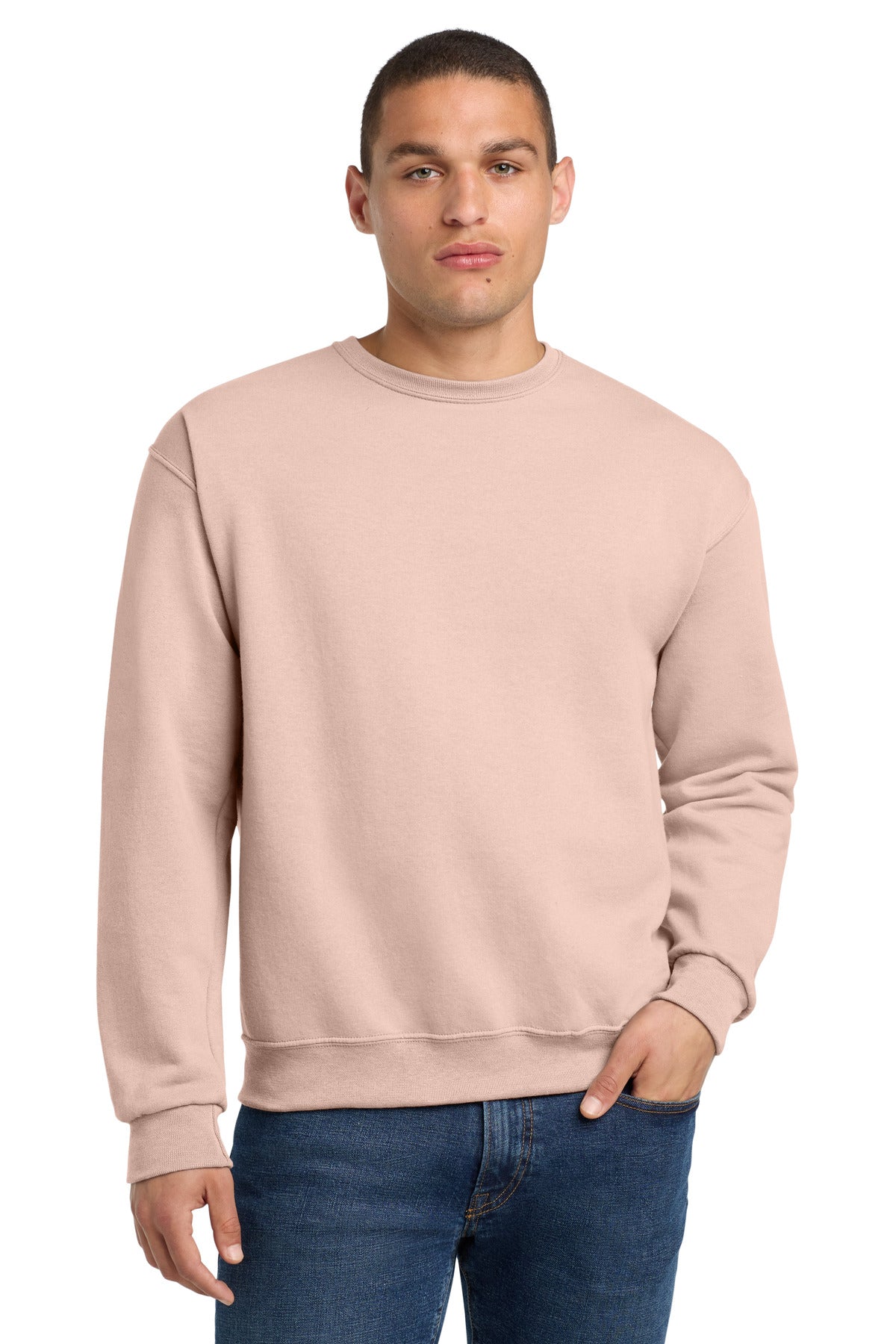 Custom Embroidery or DTF Print - Jerzees ® - NuBlend ® Crewneck Sweatshirt. 562M