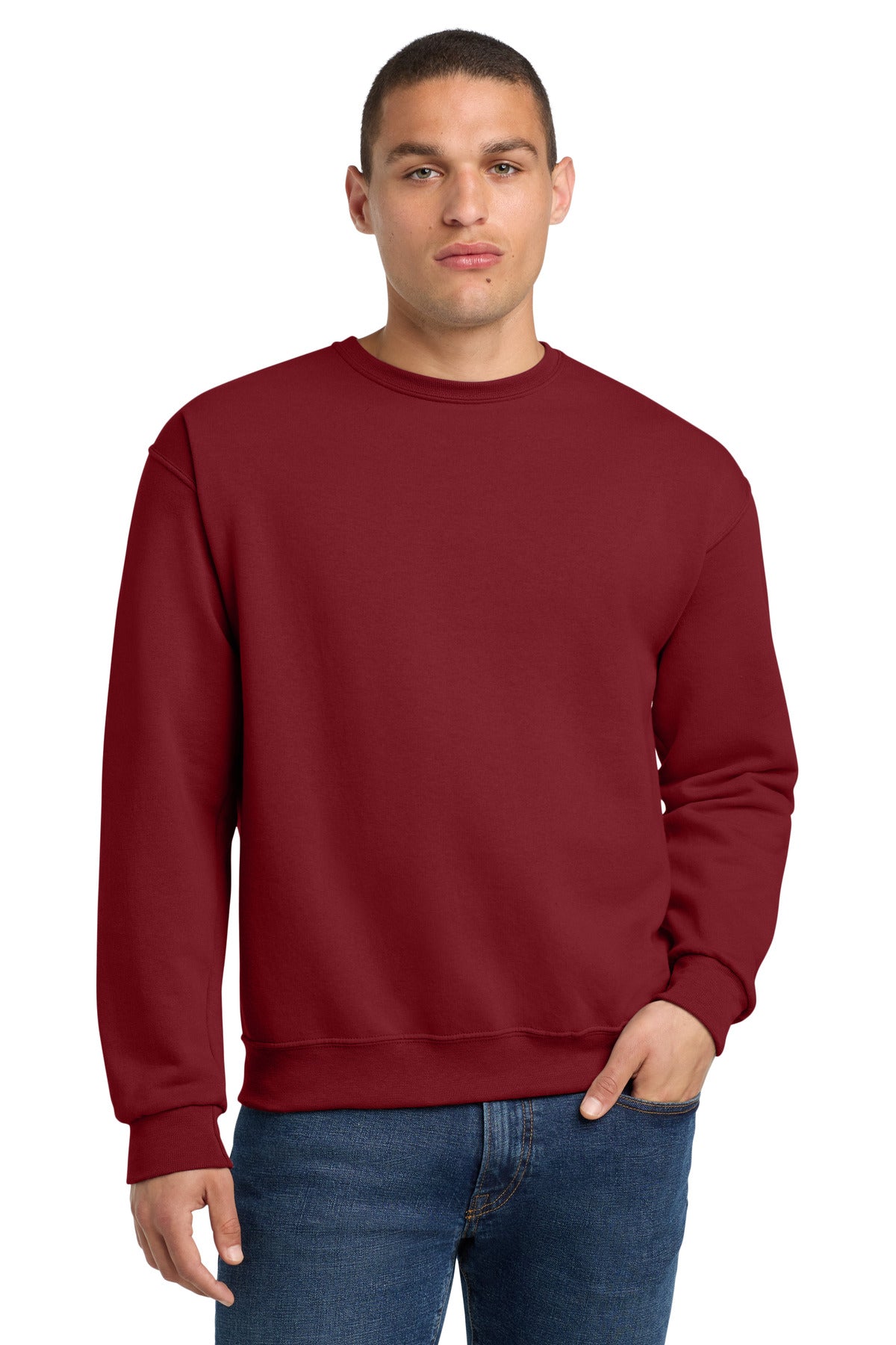 Custom Embroidery or DTF Print - Jerzees ® - NuBlend ® Crewneck Sweatshirt. 562M
