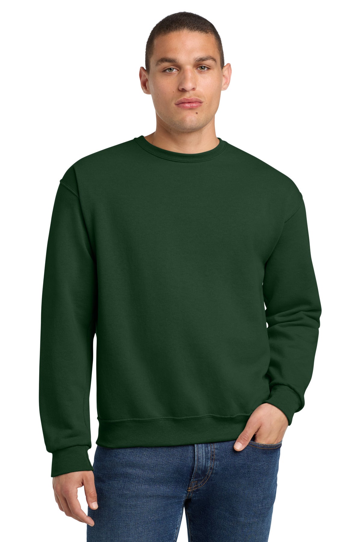 Custom Embroidery or DTF Print - Jerzees ® - NuBlend ® Crewneck Sweatshirt. 562M