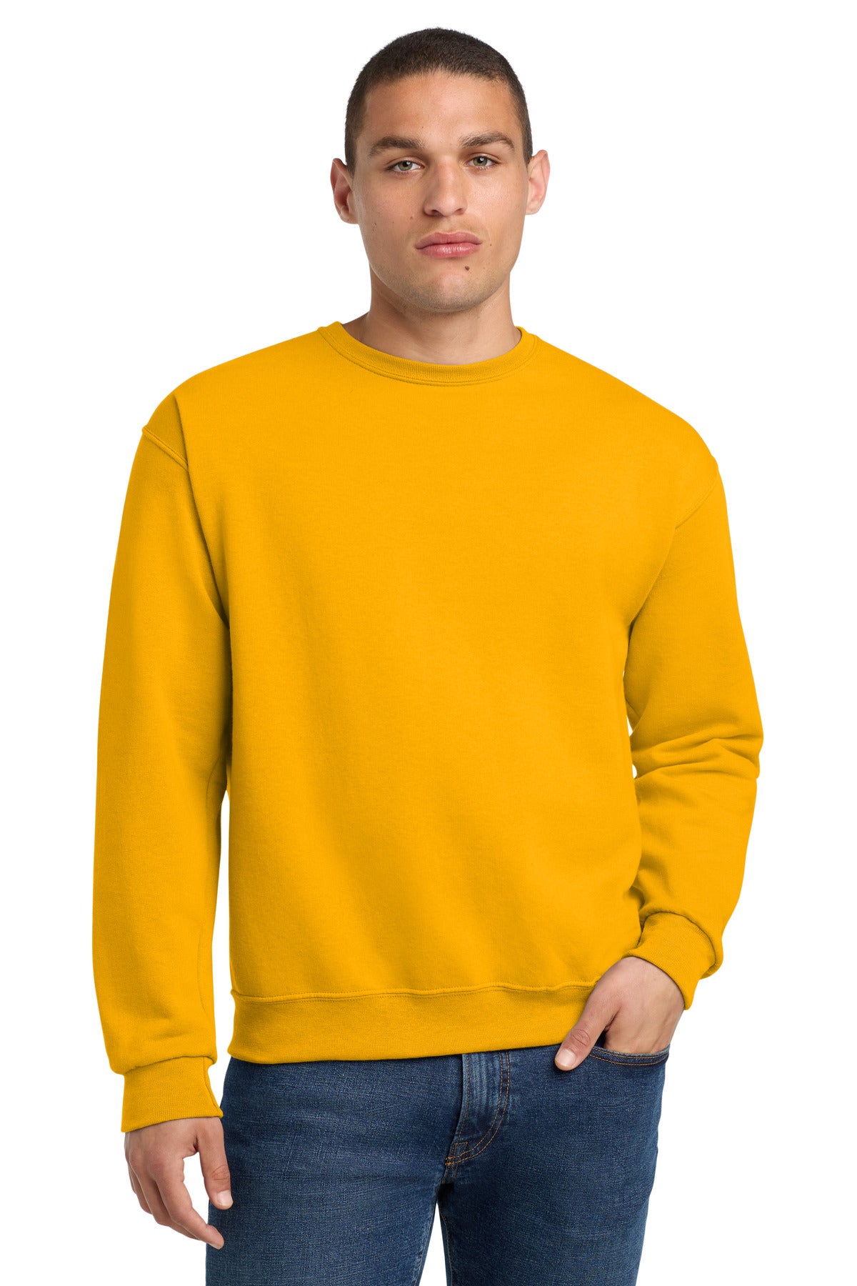 Custom Embroidery or DTF Print - Jerzees ® - NuBlend ® Crewneck Sweatshirt. 562M