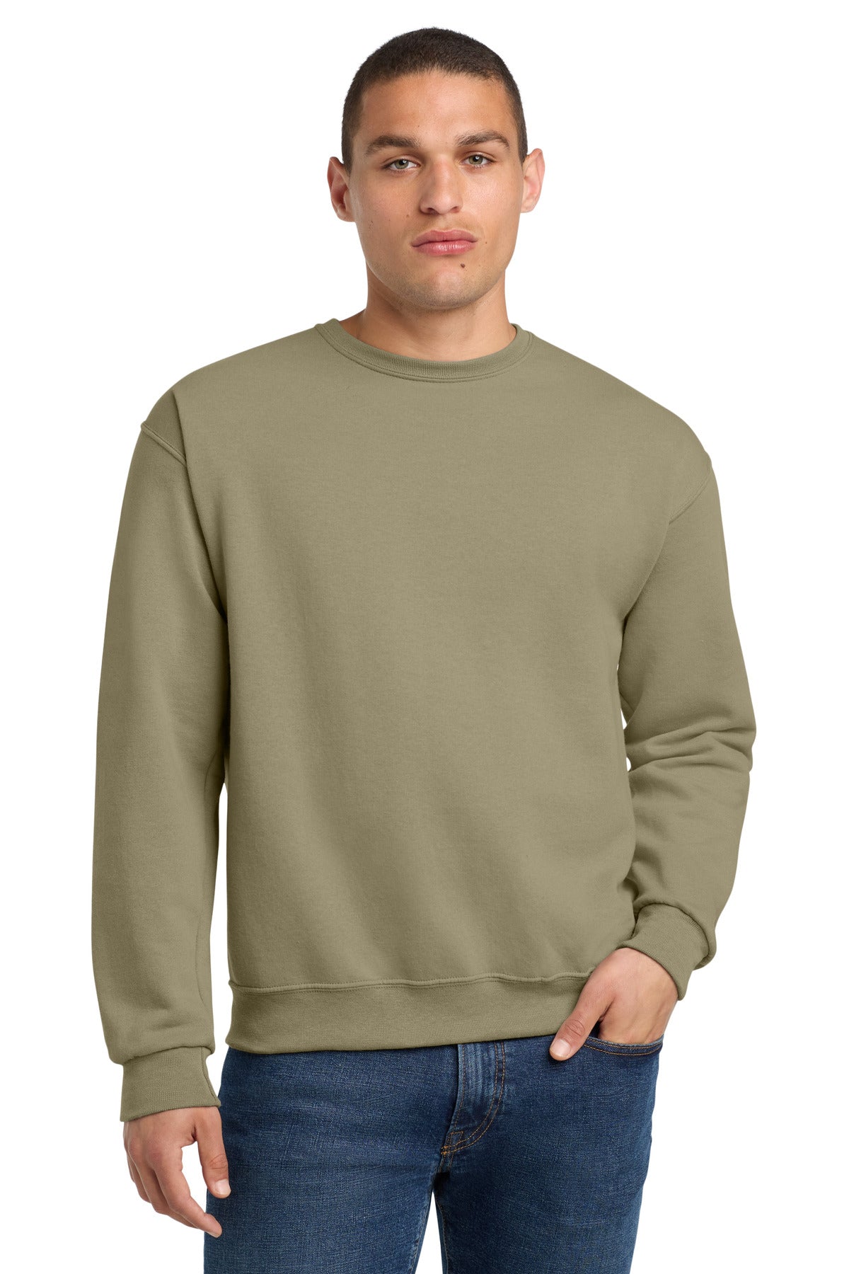 Custom Embroidery or DTF Print - Jerzees ® - NuBlend ® Crewneck Sweatshirt. 562M