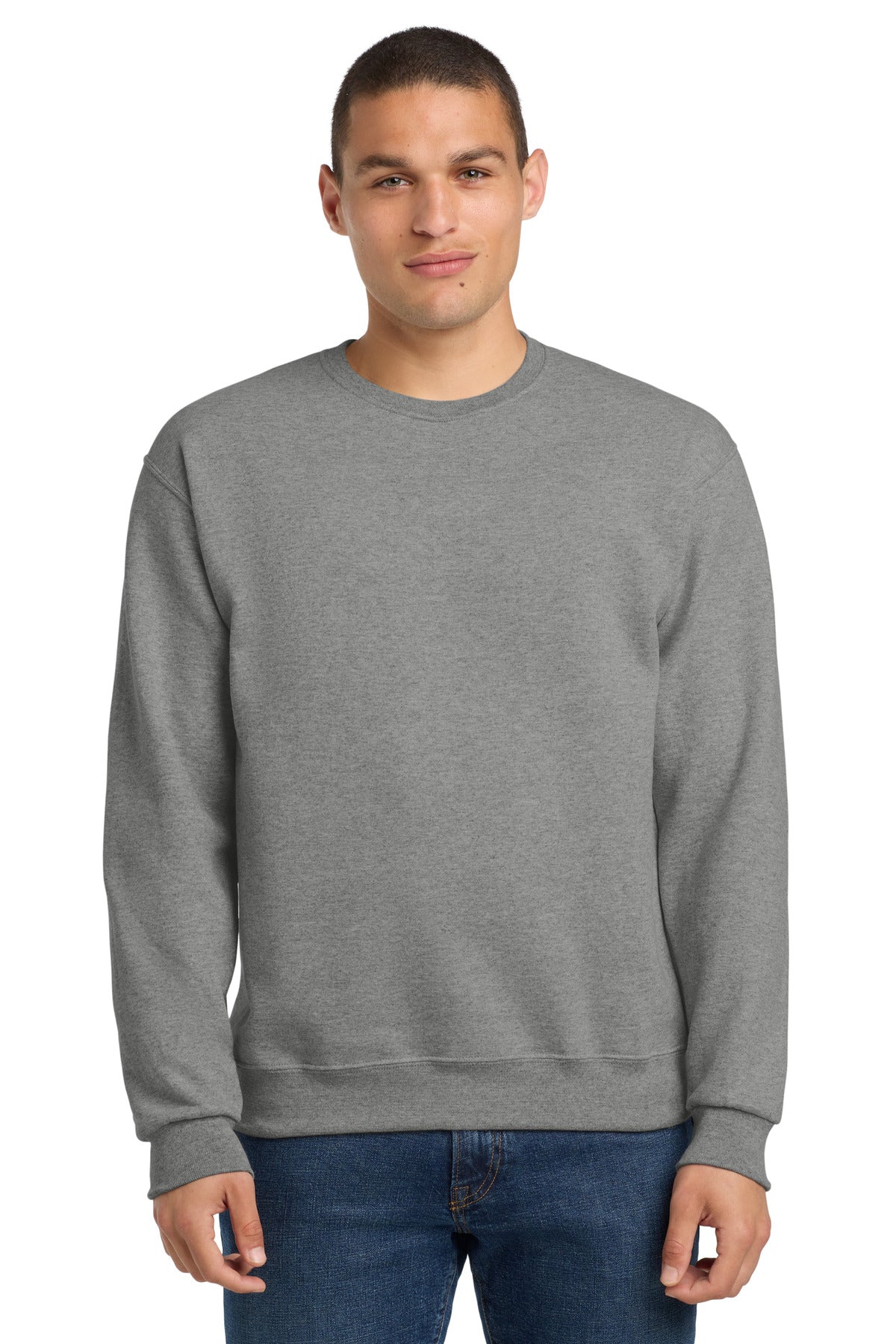 Custom Embroidery or DTF Print - Jerzees ® - NuBlend ® Crewneck Sweatshirt. 562M