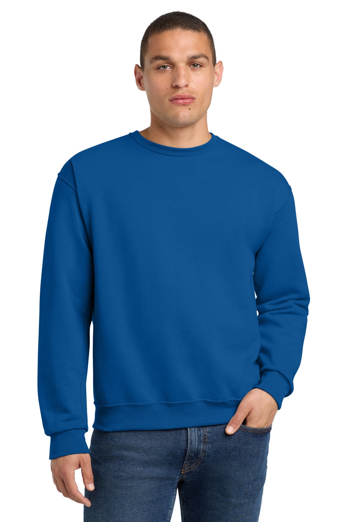 Custom Embroidery or DTF Print - Jerzees ® - NuBlend ® Crewneck Sweatshirt. 562M