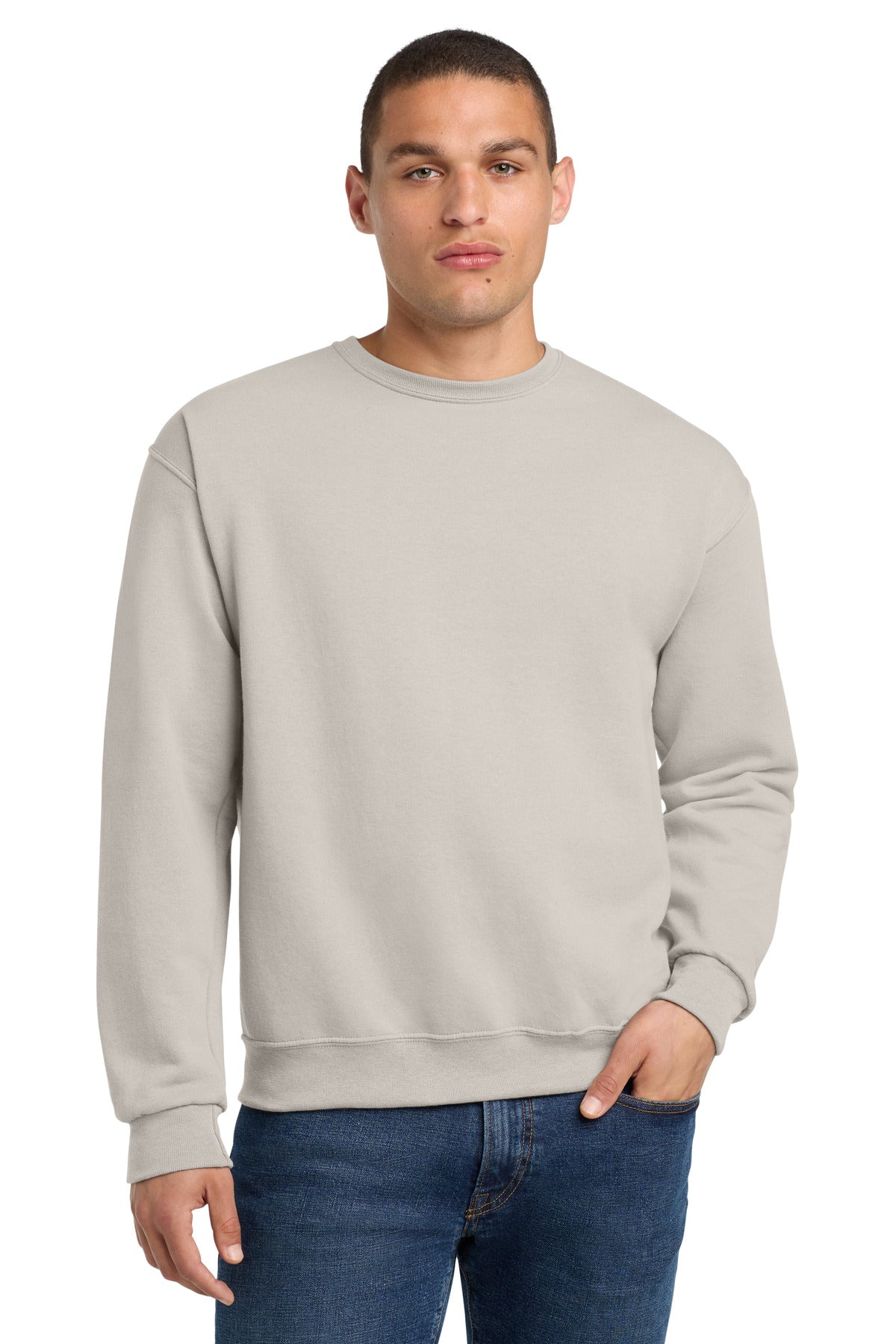 Custom Embroidery or DTF Print - Jerzees ® - NuBlend ® Crewneck Sweatshirt. 562M