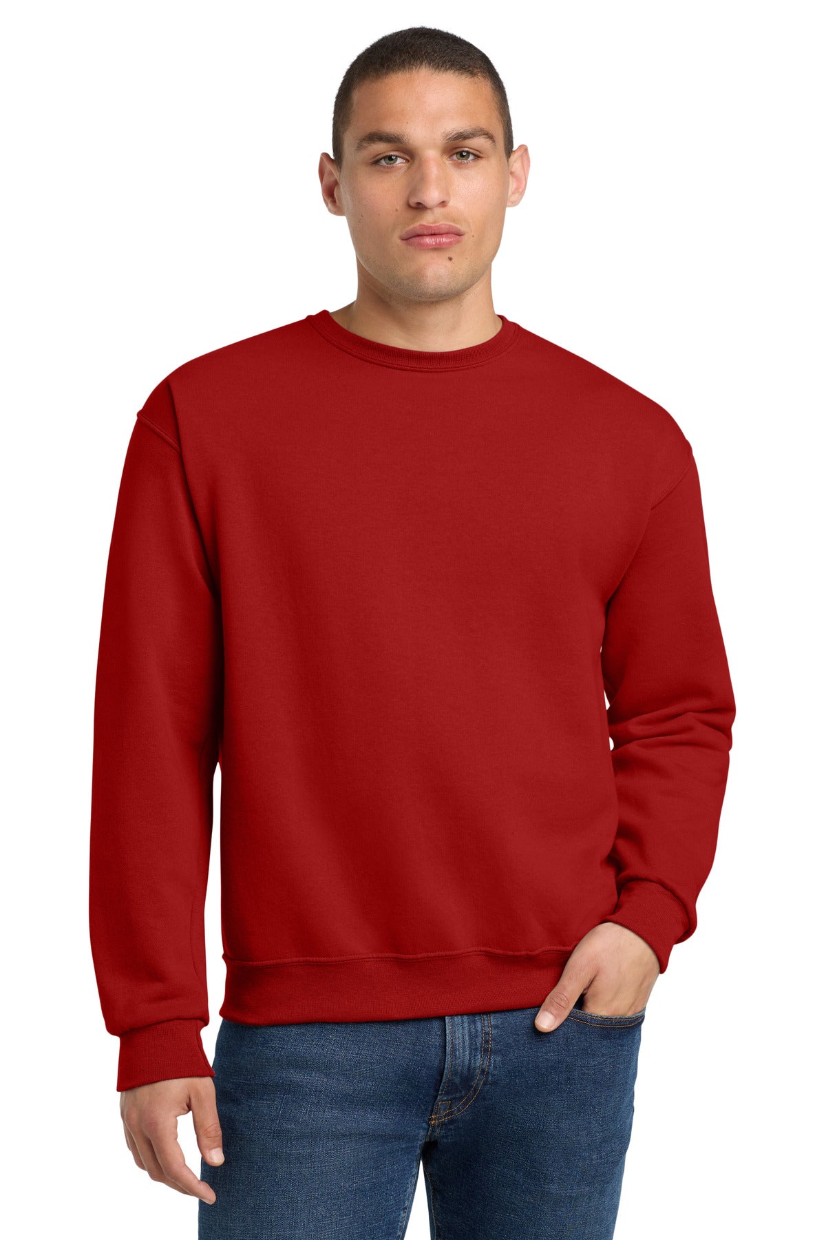 Custom Embroidery or DTF Print - Jerzees ® - NuBlend ® Crewneck Sweatshirt. 562M