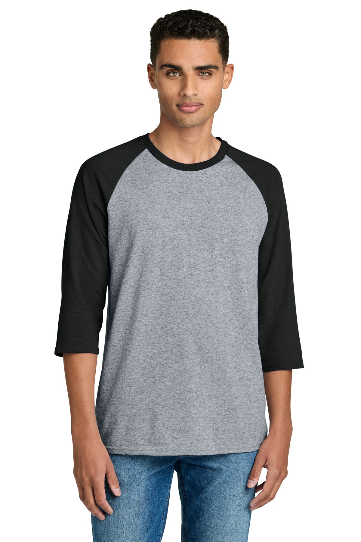 Custom Embroidered or DTF Printed - Gildan ® Heavy Cotton ™ 3/4-Sleeve Raglan T-Shirt. 5700