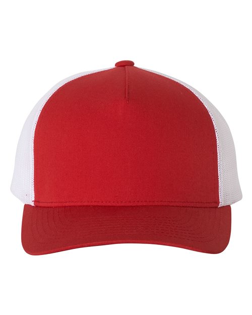 Custom Embroidered - YP Classics - Five-Panel Retro Trucker Cap - 6506