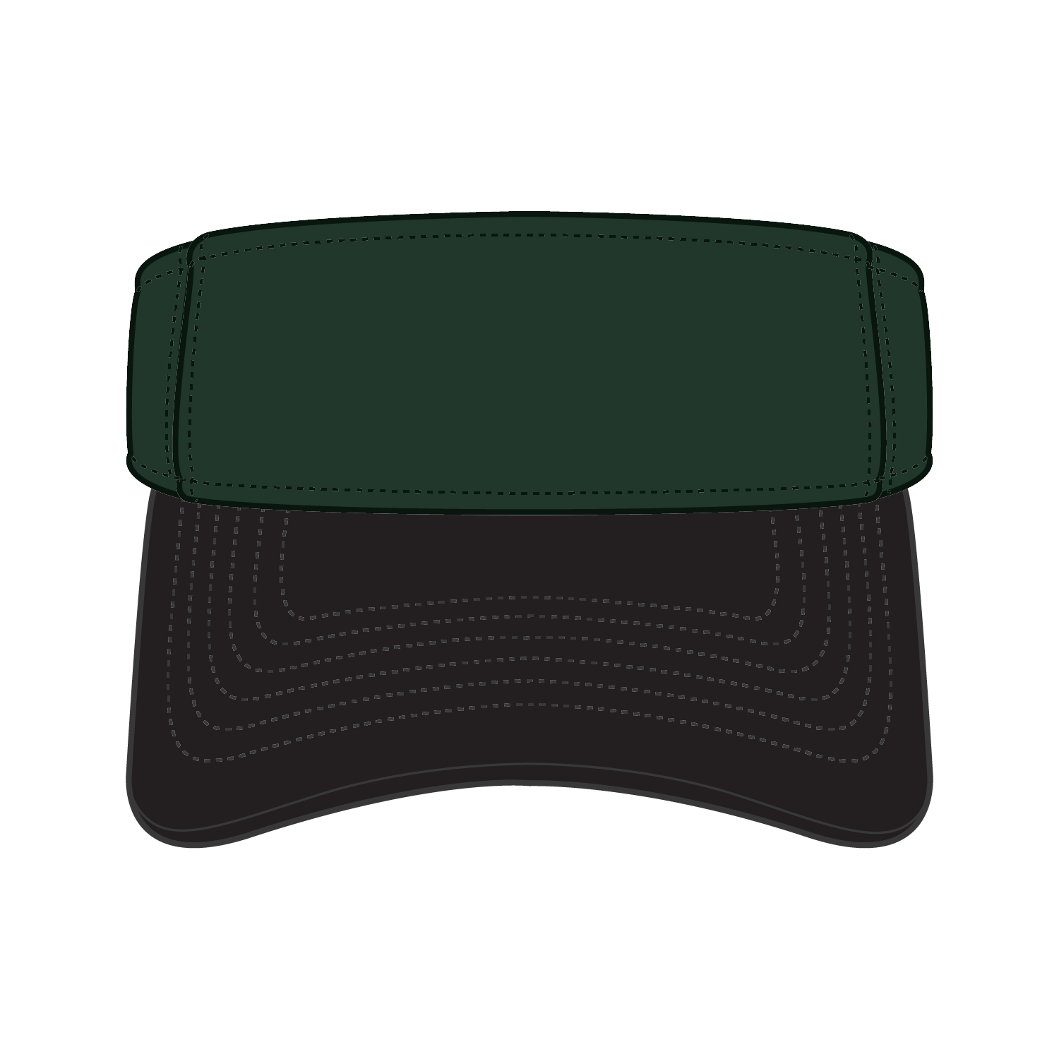 Custom Embroidered or DTF Printed - OTTO CAP® Sun Visor