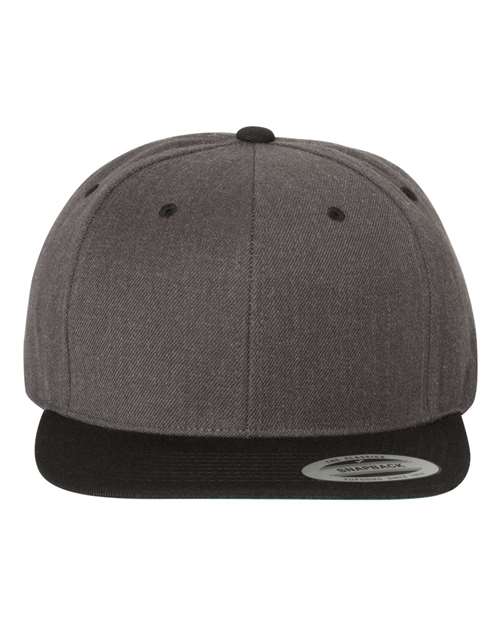 Custom Embroidered - YP Classics - Premium Flat Bill Snapback Cap - 6089M