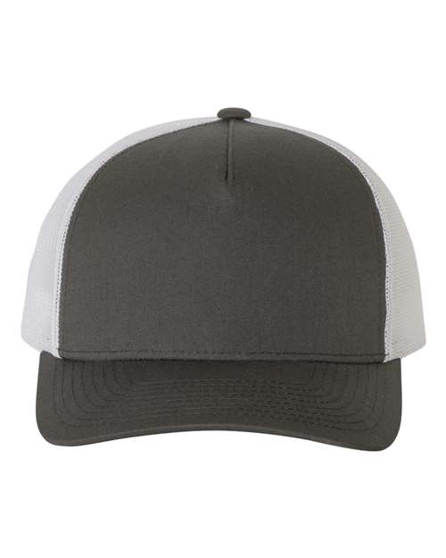 Custom Embroidered - YP Classics - Five-Panel Retro Trucker Cap - 6506