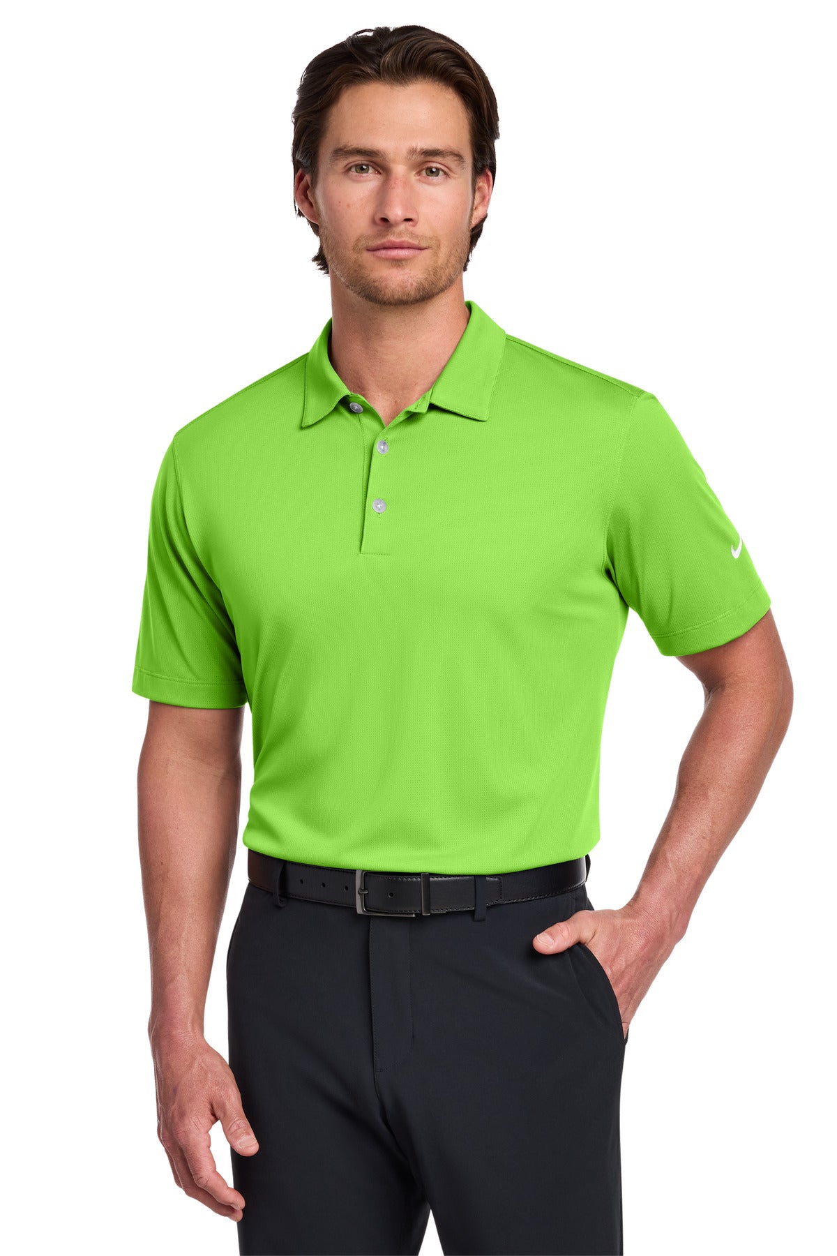 Custom Embroidery or DTF Print - Nike Dri-FIT Vertical Mesh Polo. 637167