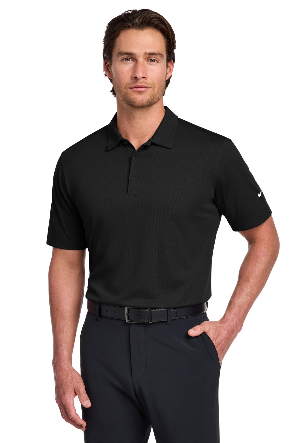 Custom Embroidery or DTF Print - Nike Dri-FIT Vertical Mesh Polo. 637167