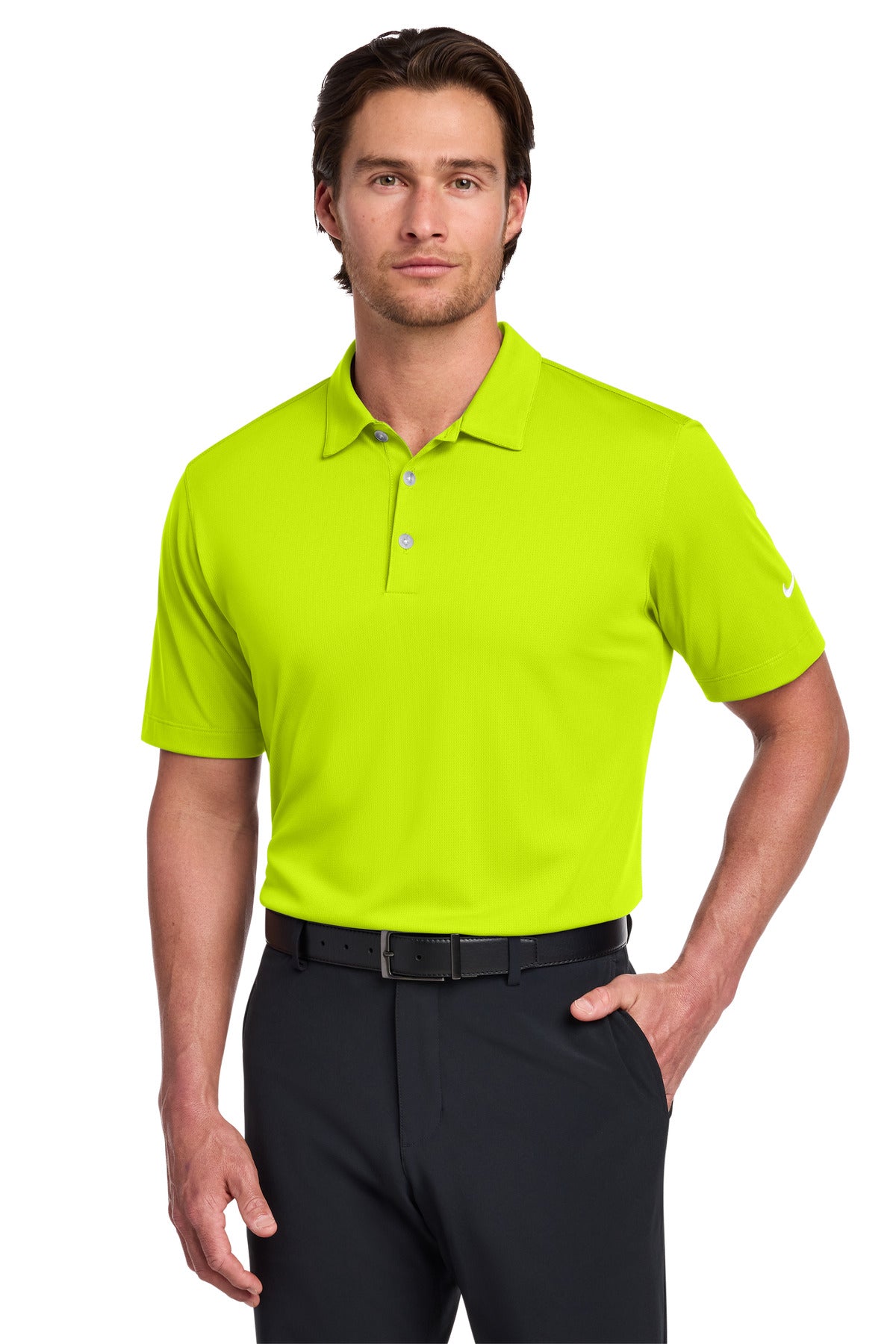 Custom Embroidery or DTF Print - Nike Dri-FIT Vertical Mesh Polo. 637167