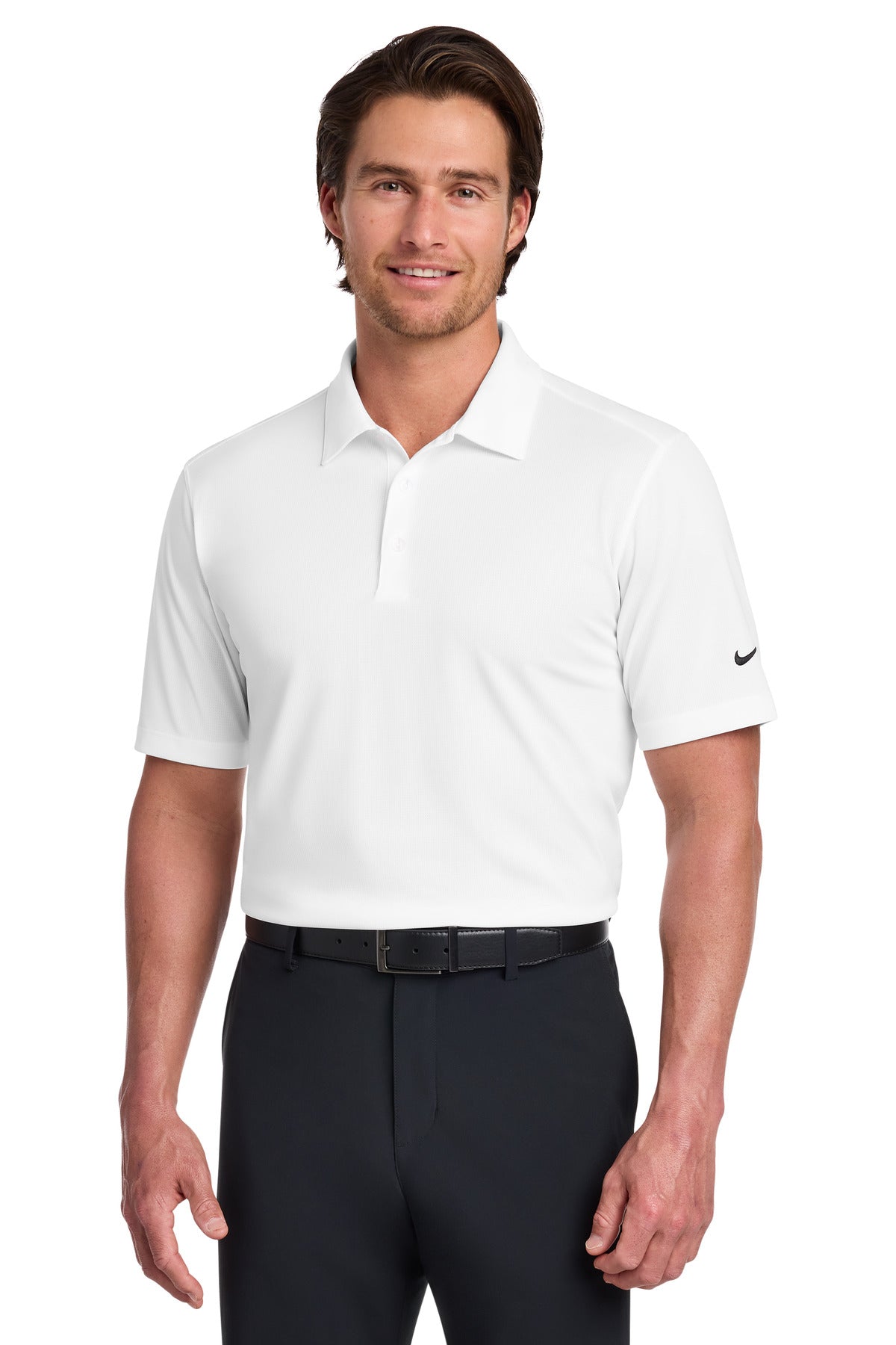 Custom Embroidery or DTF Print - Nike Dri-FIT Vertical Mesh Polo. 637167