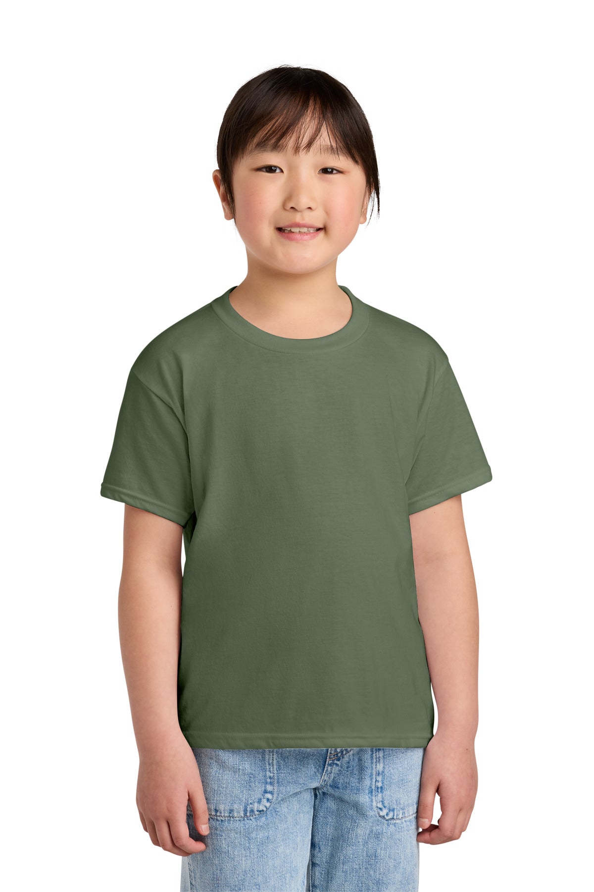Custom Embroidered or DTF Printed - Gildan ® Youth Softstyle ® CVC Tee 64000BCVC