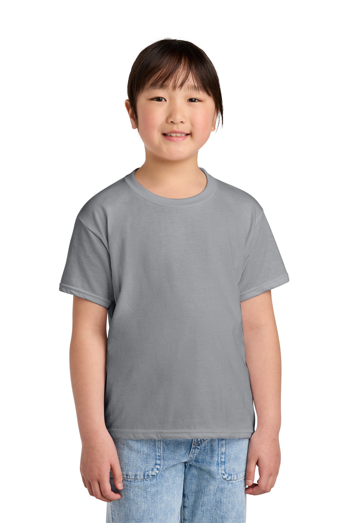 Custom Embroidered or DTF Printed - Gildan ® Youth Softstyle ® CVC Tee 64000BCVC
