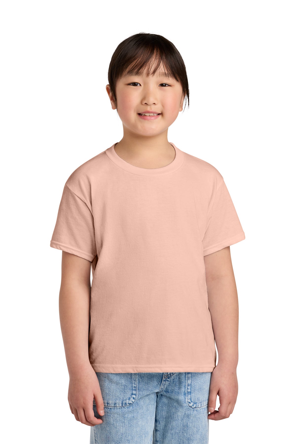 Custom Embroidered or DTF Printed - Gildan ® Youth Softstyle ® CVC Tee 64000BCVC