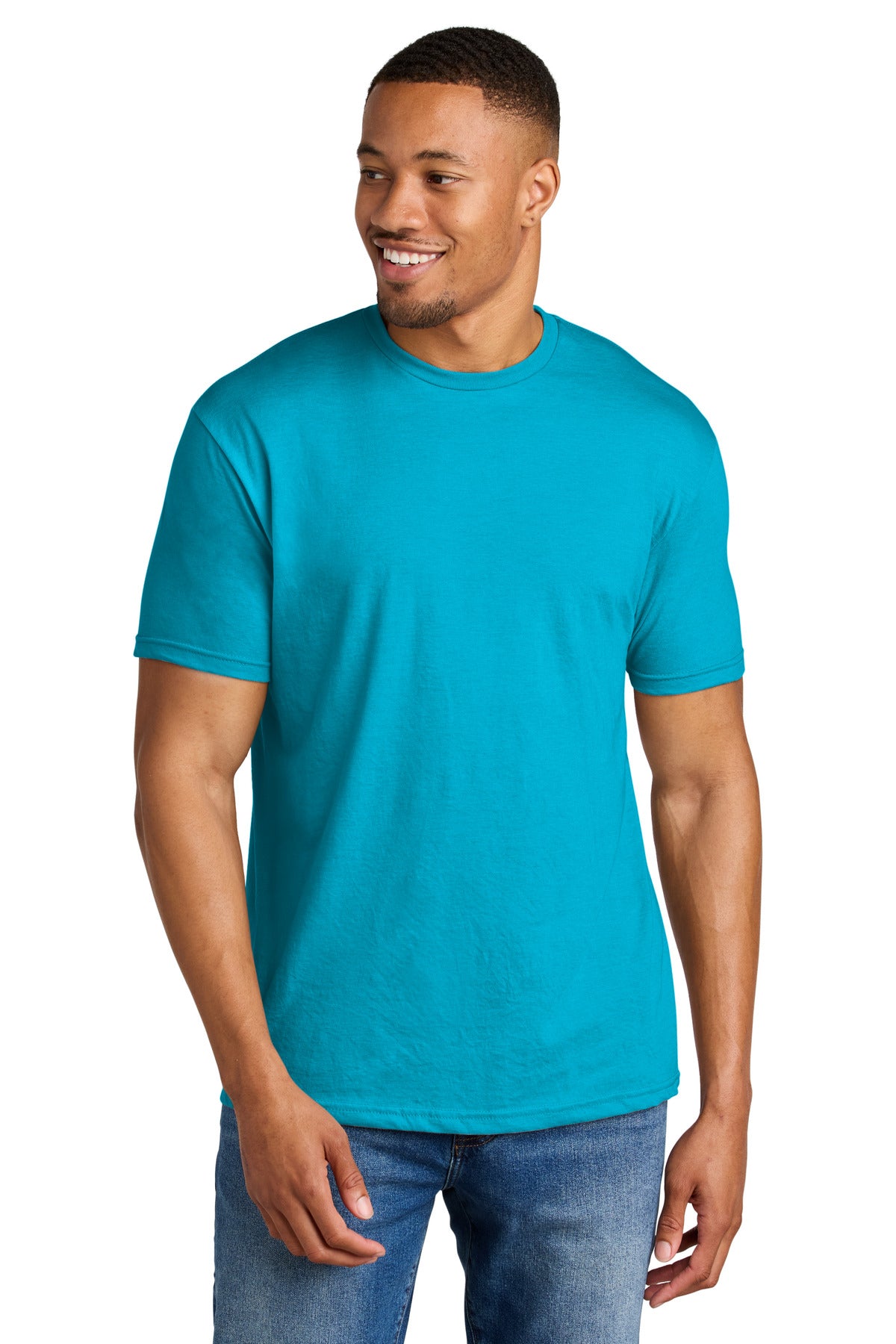 Custom Embroidered or DTF Printed - Gildan ® Softstyle ® CVC Tee 64000CVC