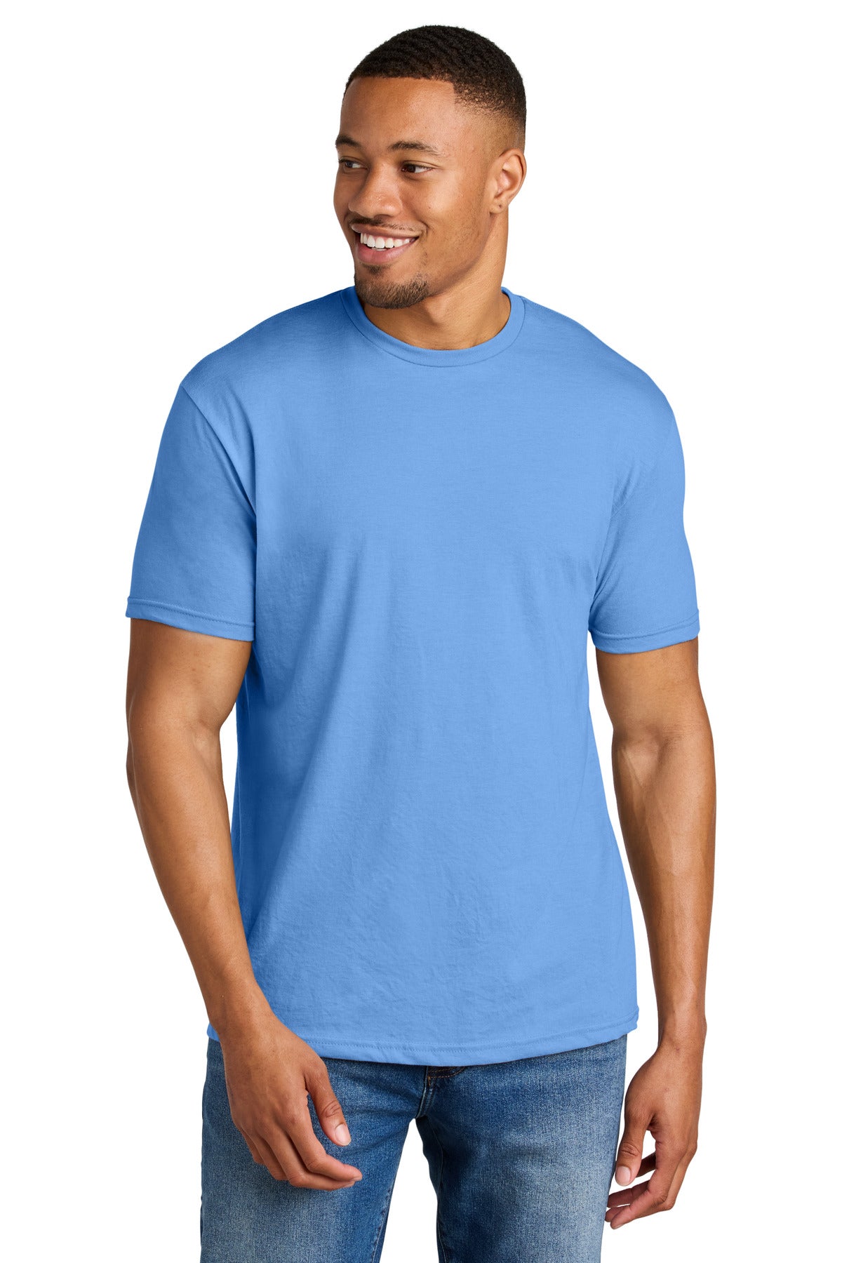 Custom Embroidered or DTF Printed - Gildan ® Softstyle ® CVC Tee 64000CVC