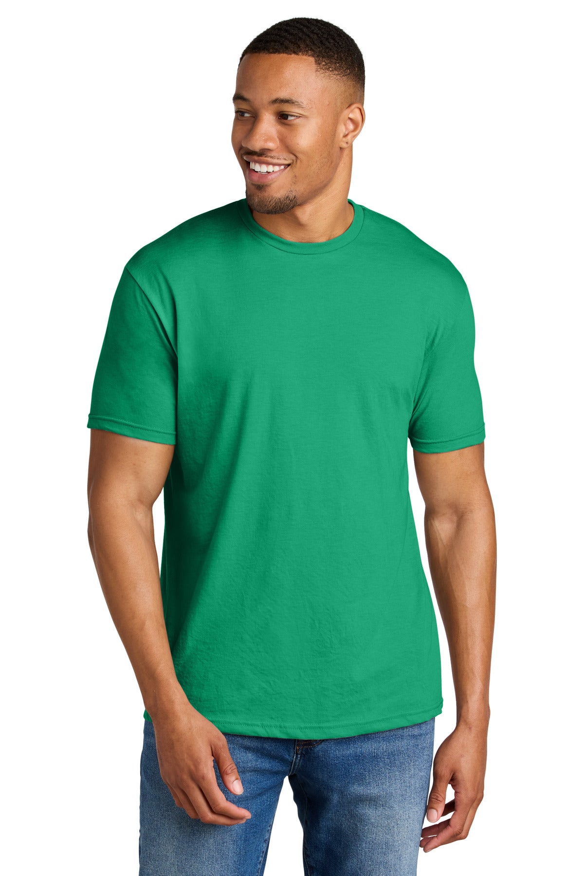 Custom Embroidered or DTF Printed - Gildan ® Softstyle ® CVC Tee 64000CVC