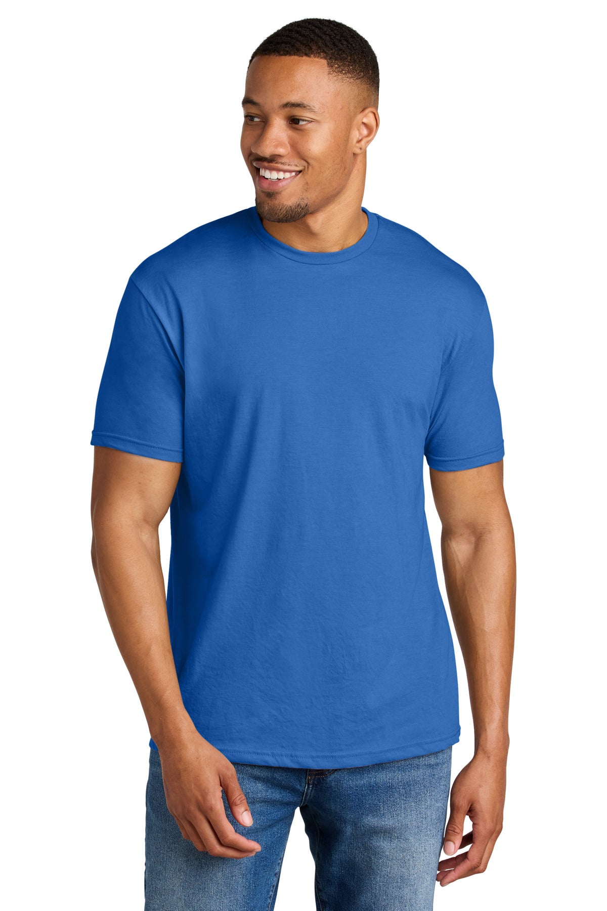 Custom Embroidered or DTF Printed - Gildan ® Softstyle ® CVC Tee 64000CVC