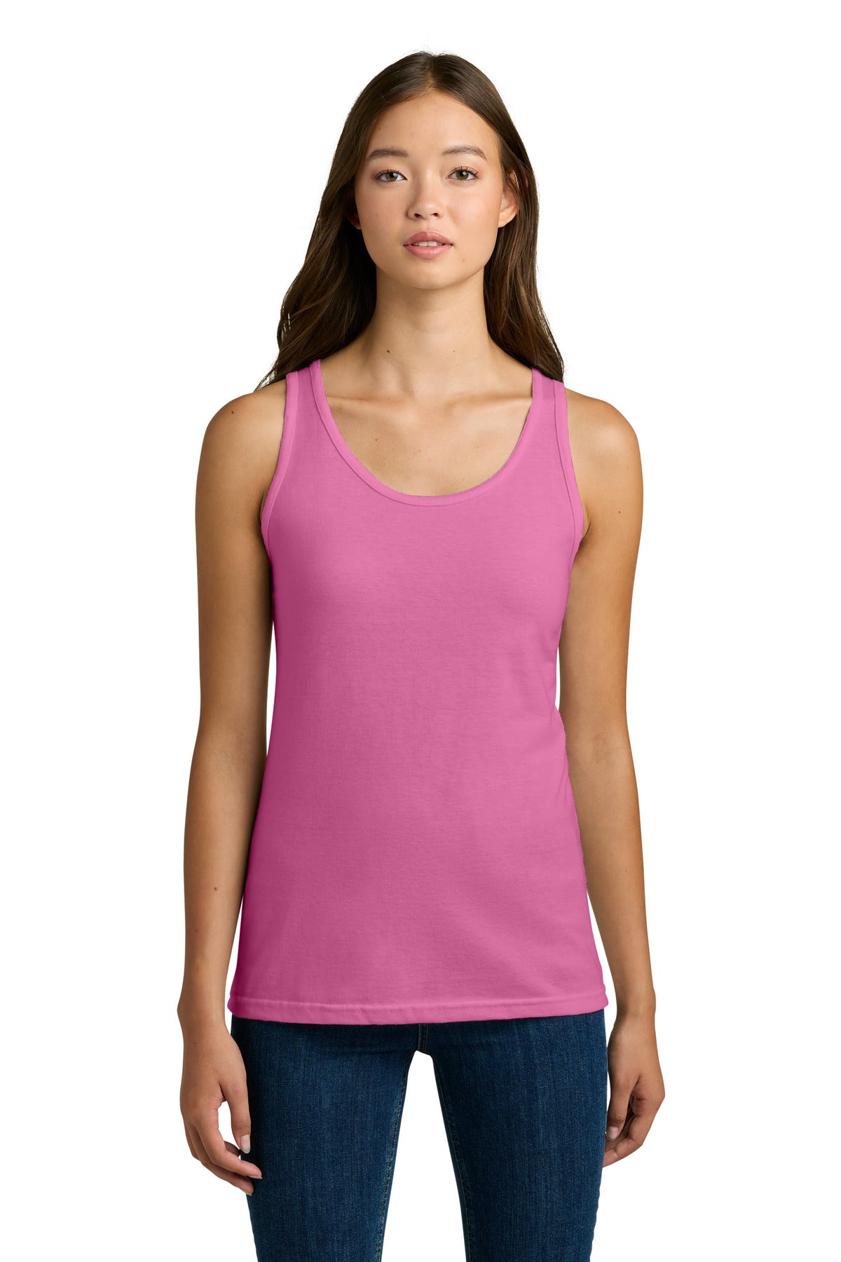 Custom Embroidered or DTF Printed - Gildan Softstyle ® Junior Fit Tank Top. 64200L