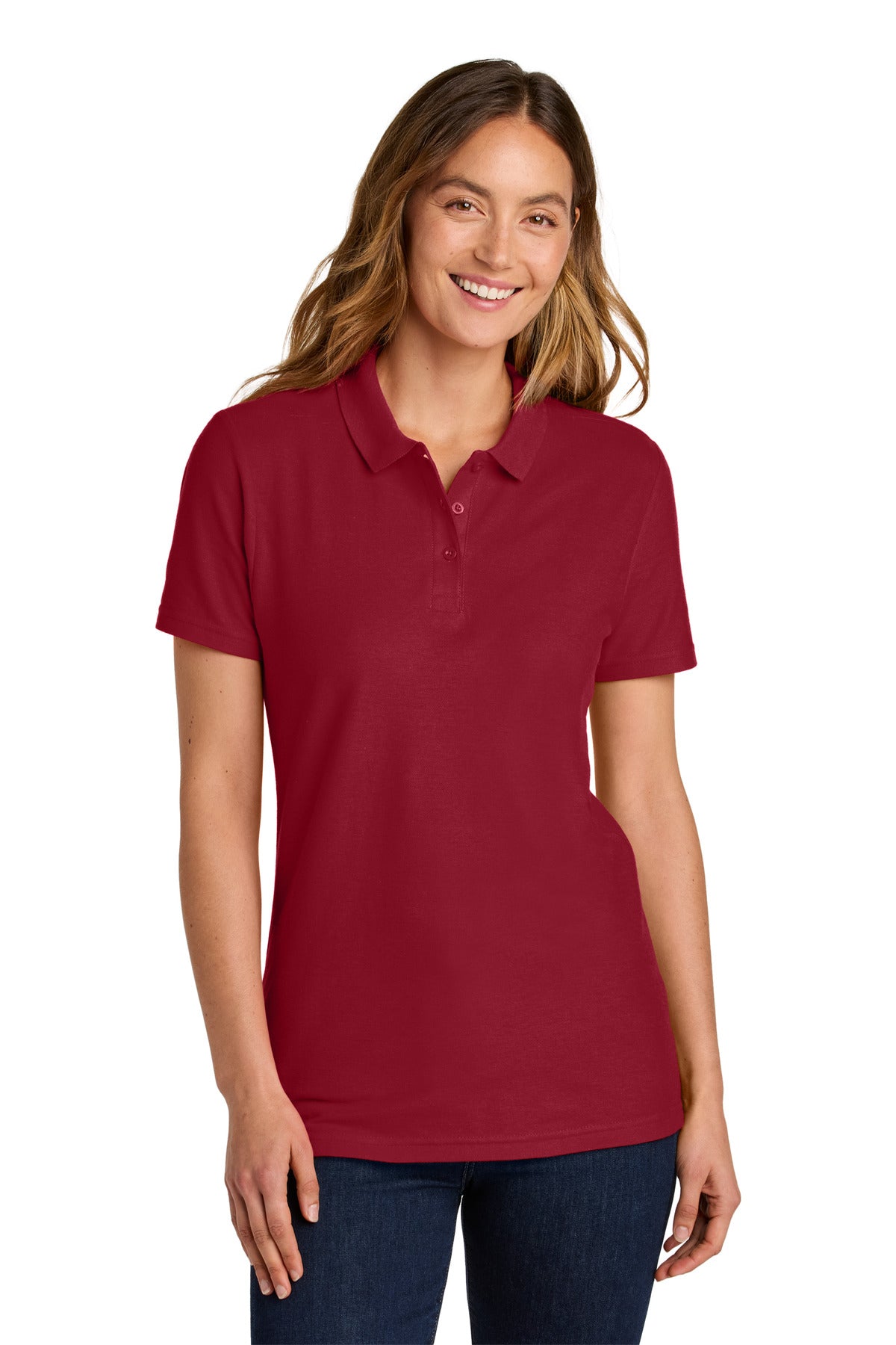 Custom Embroidered or DTF Printed - Gildan Softstyle ® Women's Pique Polo 64800L