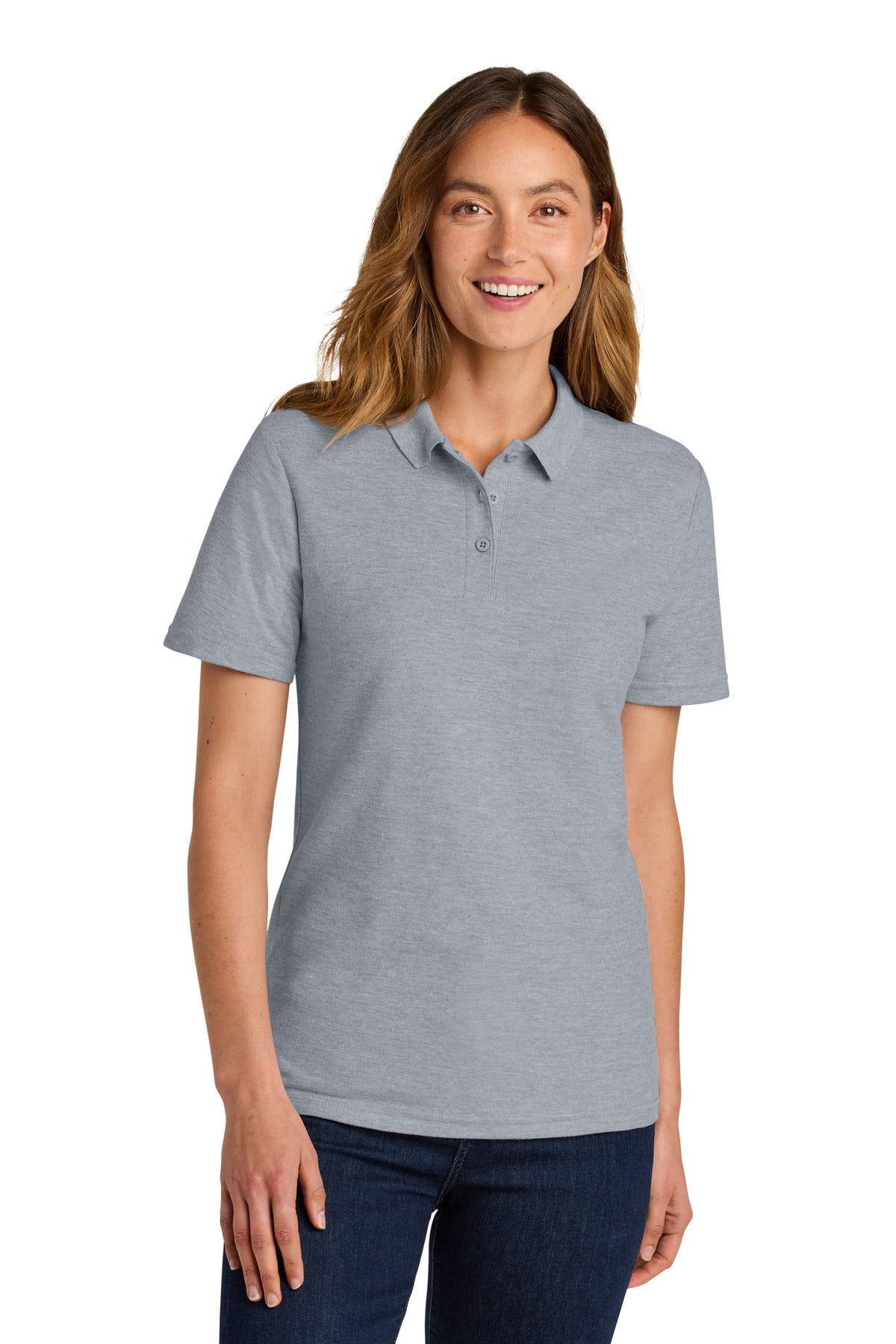 Custom Embroidered or DTF Printed - Gildan Softstyle ® Women's Pique Polo 64800L