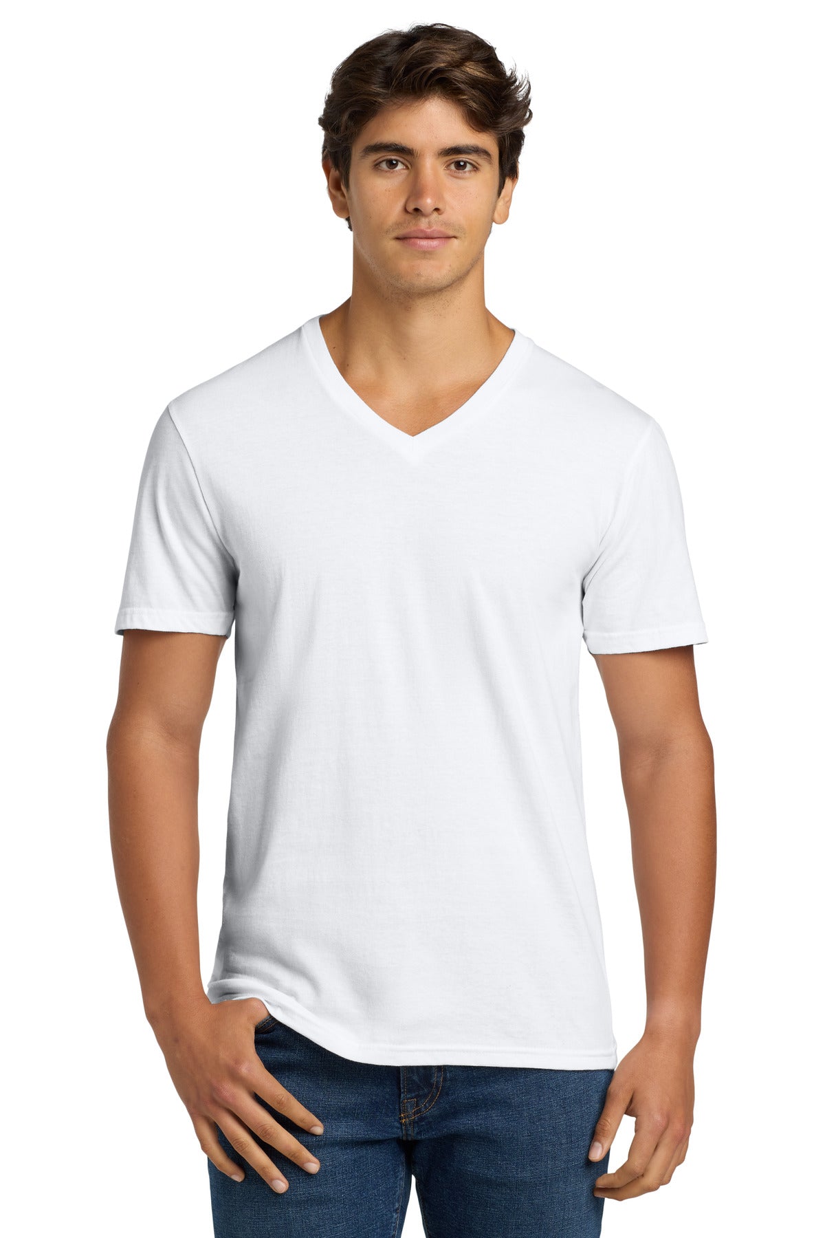 Custom Embroidered or DTF Printed - Gildan Softstyle ® V-Neck T-Shirt. 64V00