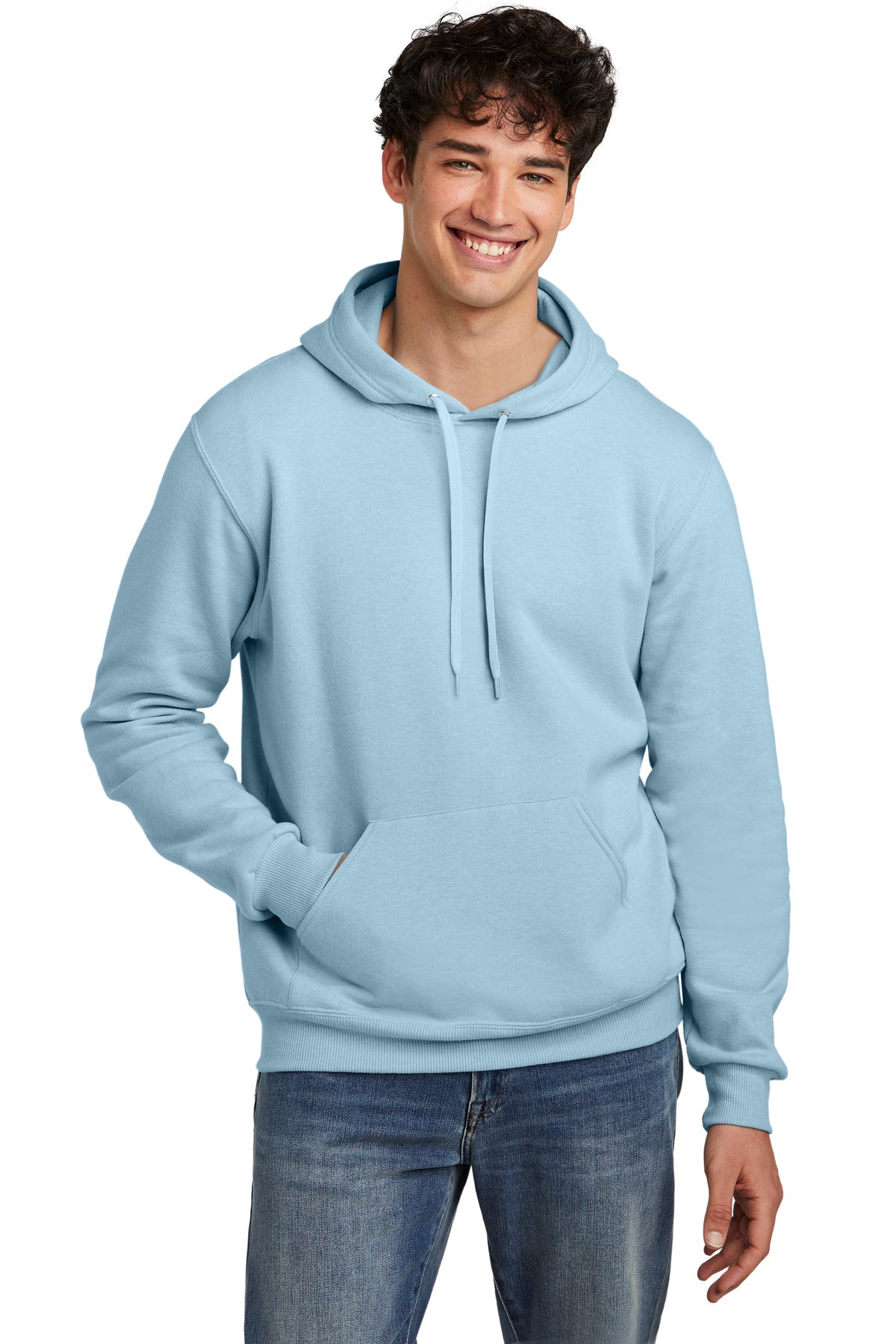 Custom Embroidery or DTF Print - Jerzees Eco ™ Premium Blend Pullover Hooded Sweatshirt 700M