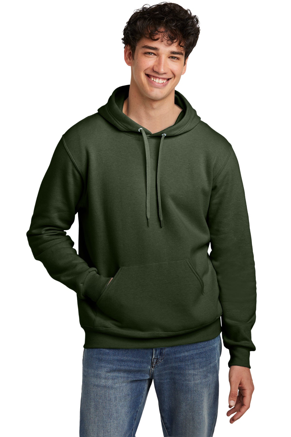 Custom Embroidery or DTF Print - Jerzees Eco ™ Premium Blend Pullover Hooded Sweatshirt 700M