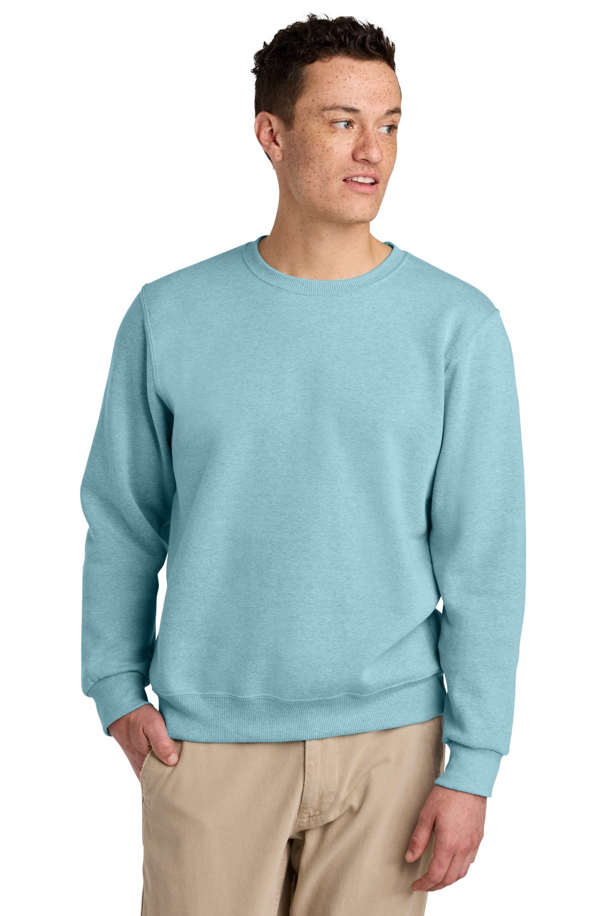 Custom Embroidery or DTF Print - Jerzees Eco ™ Premium Blend Crewneck Sweatshirt 701M