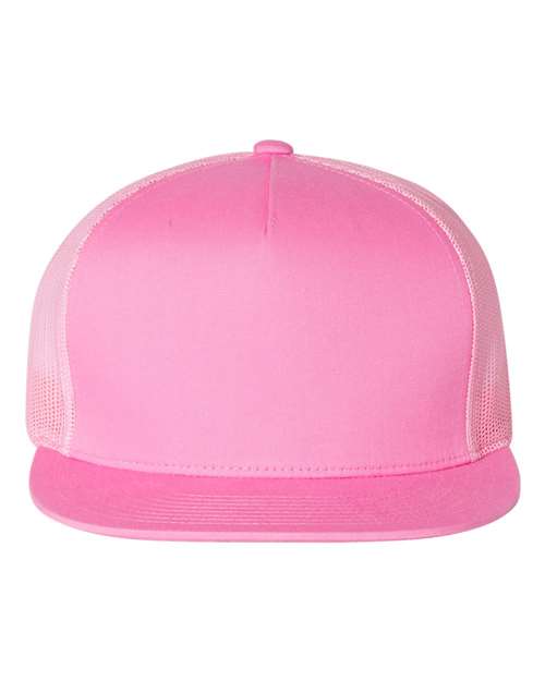 Custom Embroidered - YP Classics - Classic Five-Panel Trucker Cap - 6006