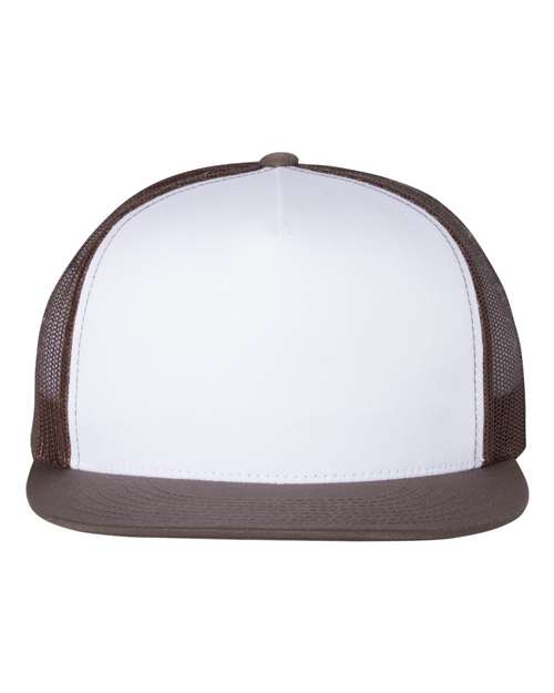 Custom Embroidered - YP Classics - Classic Five-Panel Trucker Cap - 6006