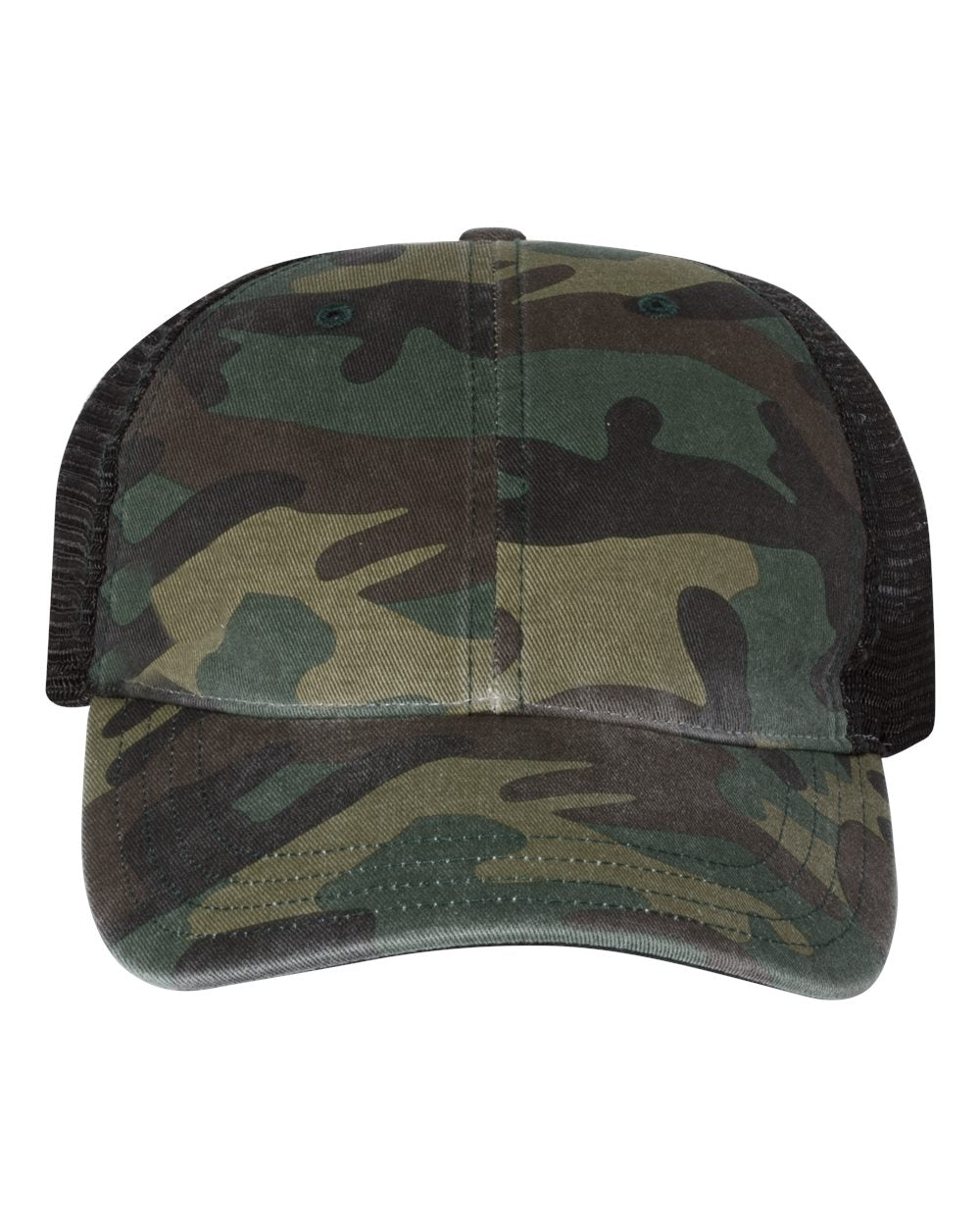 Custom Embroidery - Richardson - Garment Washed Printed Trucker Cap - 111P
