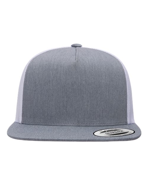 Custom Embroidered - YP Classics - Classic Five-Panel Trucker Cap - 6006
