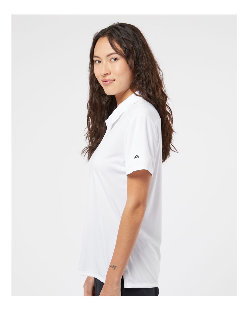 Custom Embroidery - Adidas - Women's 3-Stripes Shoulder Polo - A325