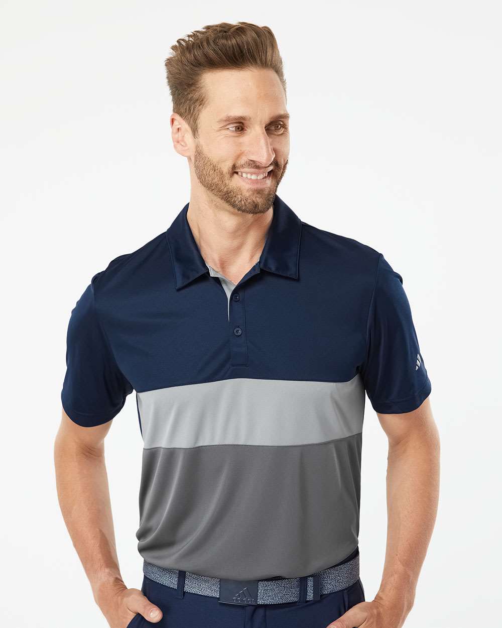 Custom Embroidery - Adidas - Merch Block Polo - A236