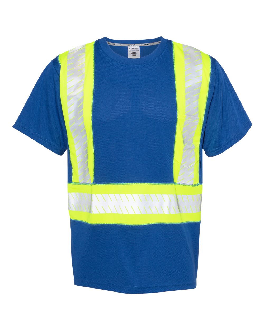 Custom Embroidery - Kishigo - EV Series® Enhanced Visibility Contrast Pocket T-Shirt - B200-204