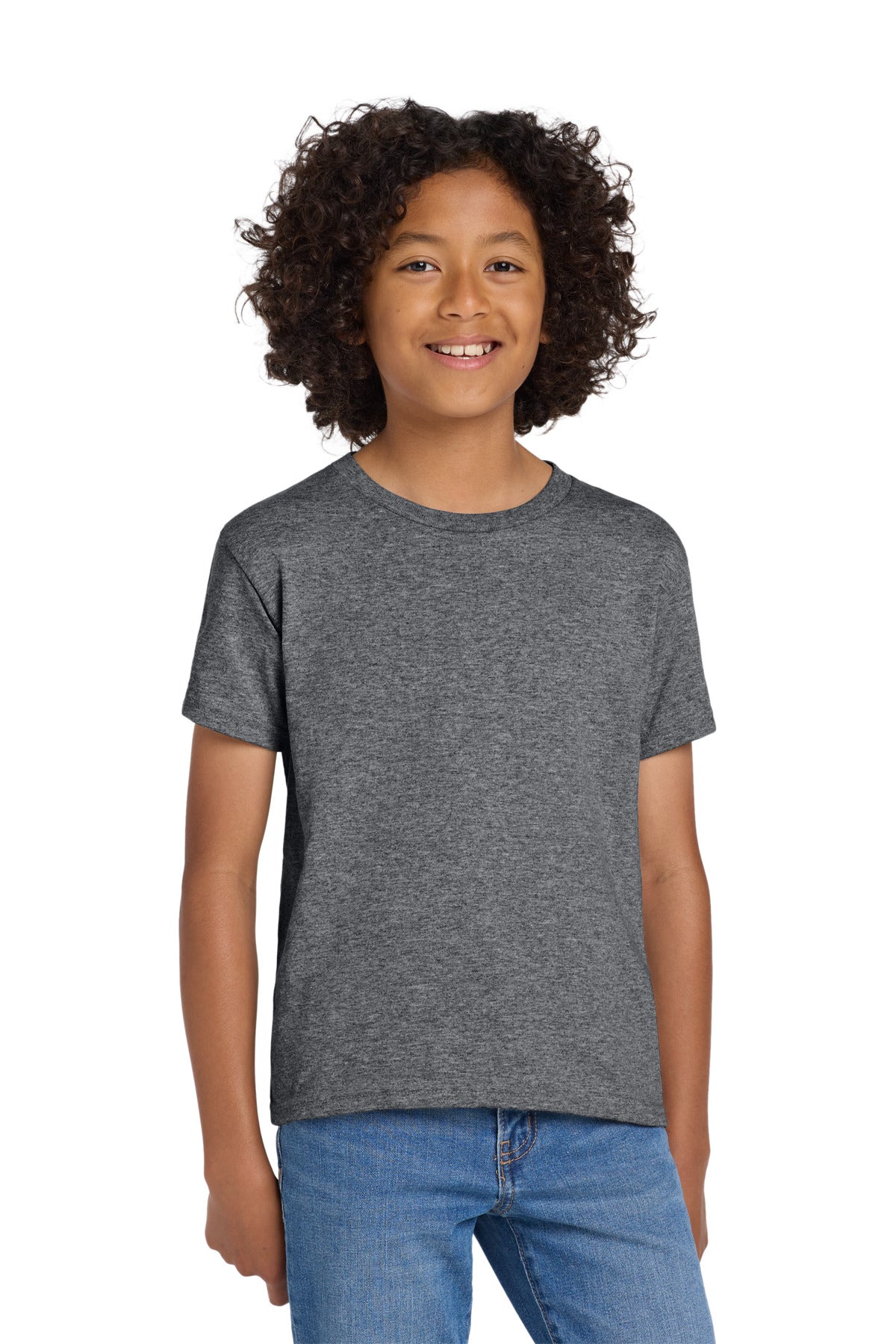 Custom Embroidered or DTF Printed - Gildan ® Youth DryBlend ® 50 Cotton/50 Poly T-Shirt. 8000B