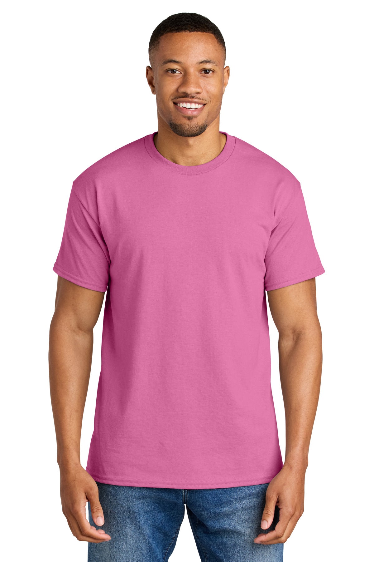 Custom Embroidered or DTF Printed - Gildan ® DryBlend ® 50 Cotton/50 Poly T-Shirt. 8000