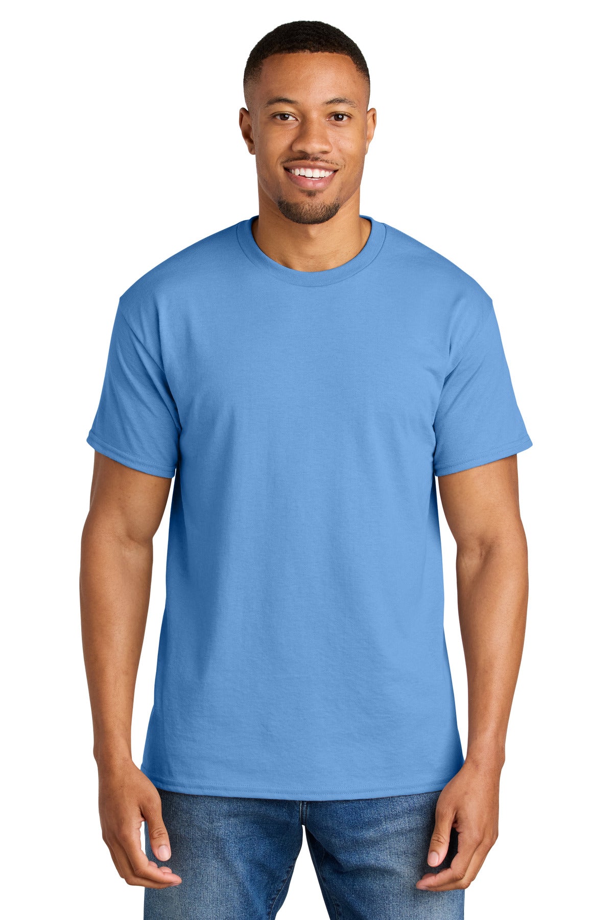 Custom Embroidered or DTF Printed - Gildan ® DryBlend ® 50 Cotton/50 Poly T-Shirt. 8000