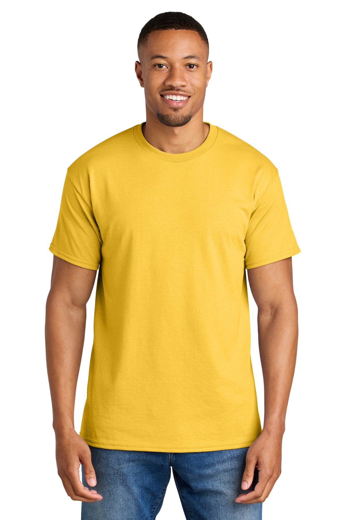 Custom Embroidered or DTF Printed - Gildan ® DryBlend ® 50 Cotton/50 Poly T-Shirt. 8000