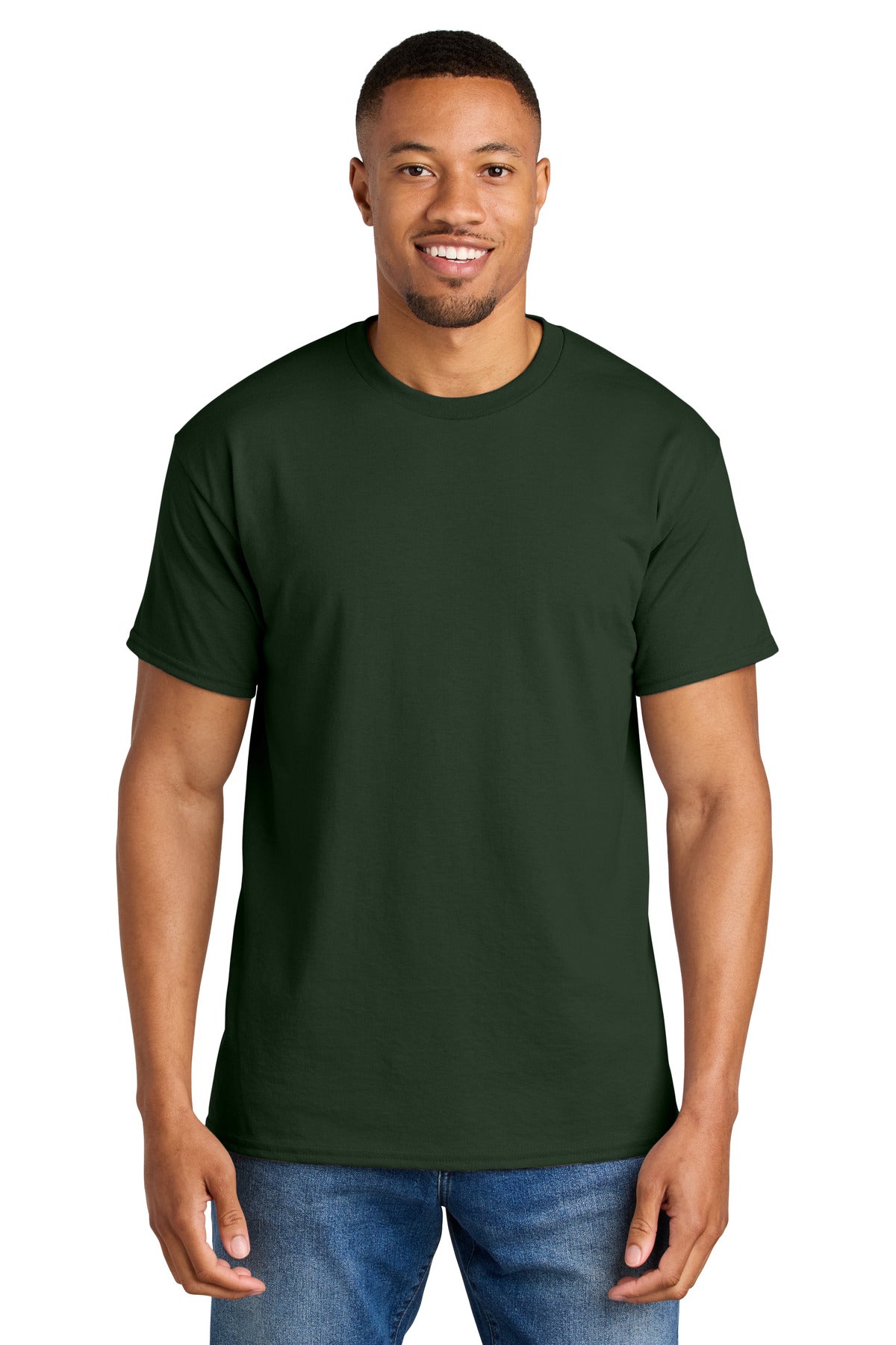 Custom Embroidered or DTF Printed - Gildan ® DryBlend ® 50 Cotton/50 Poly T-Shirt. 8000