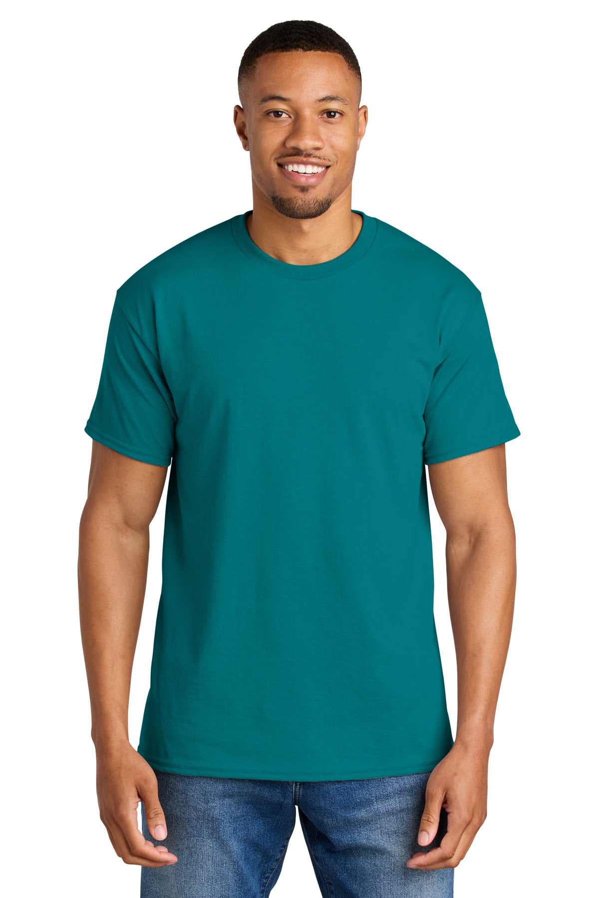 Custom Embroidered or DTF Printed - Gildan ® DryBlend ® 50 Cotton/50 Poly T-Shirt. 8000