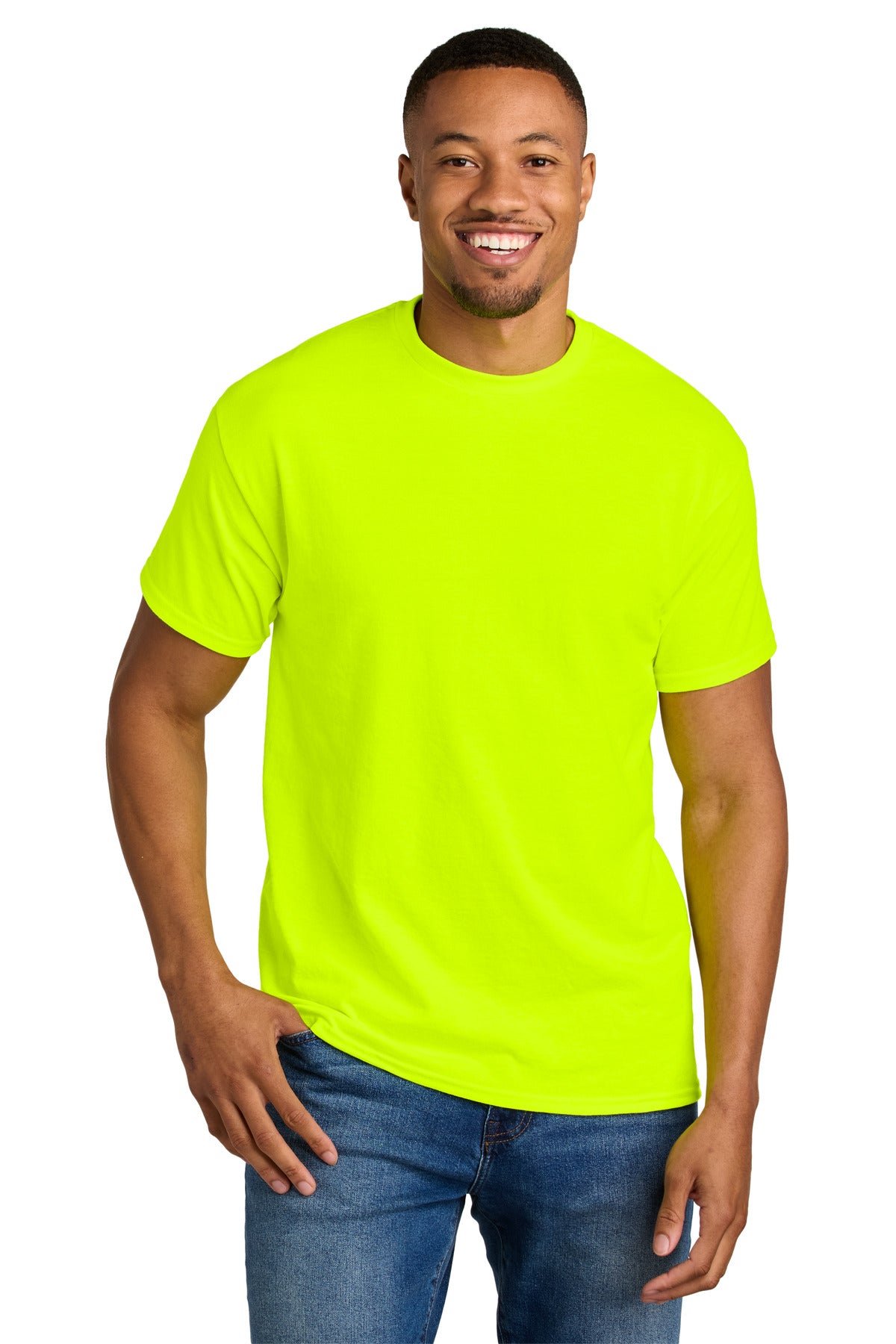 Custom Embroidered or DTF Printed - Gildan ® DryBlend ® 50 Cotton/50 Poly T-Shirt. 8000