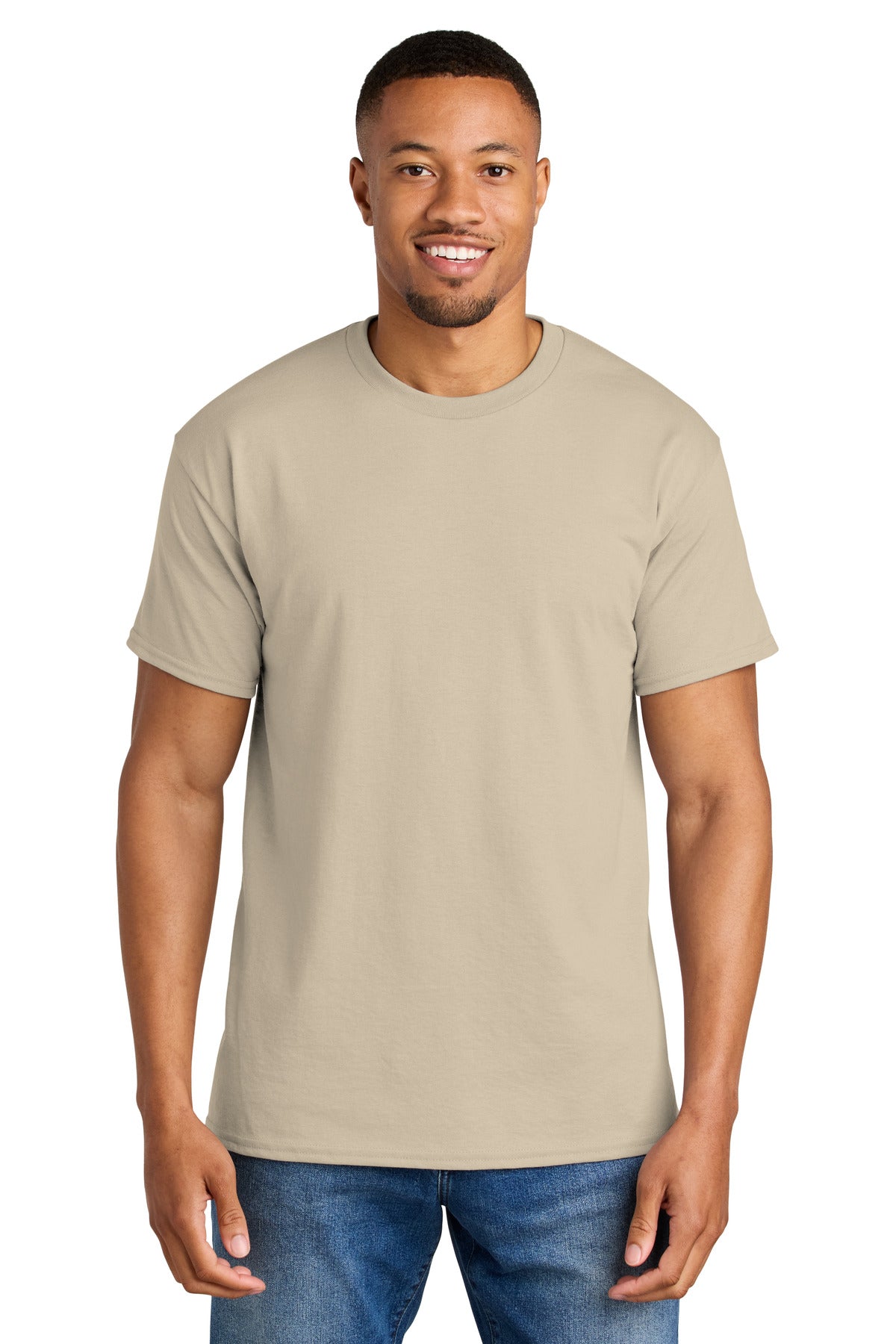 Custom Embroidered or DTF Printed - Gildan ® DryBlend ® 50 Cotton/50 Poly T-Shirt. 8000